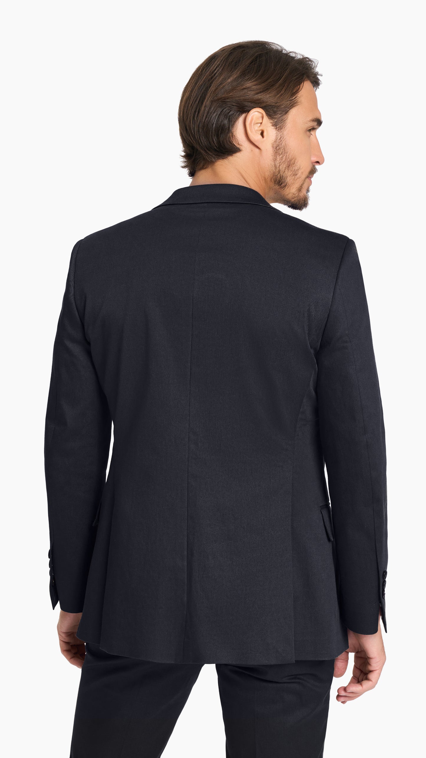 ES Essentials Midnight Blue Twill Custom Suit