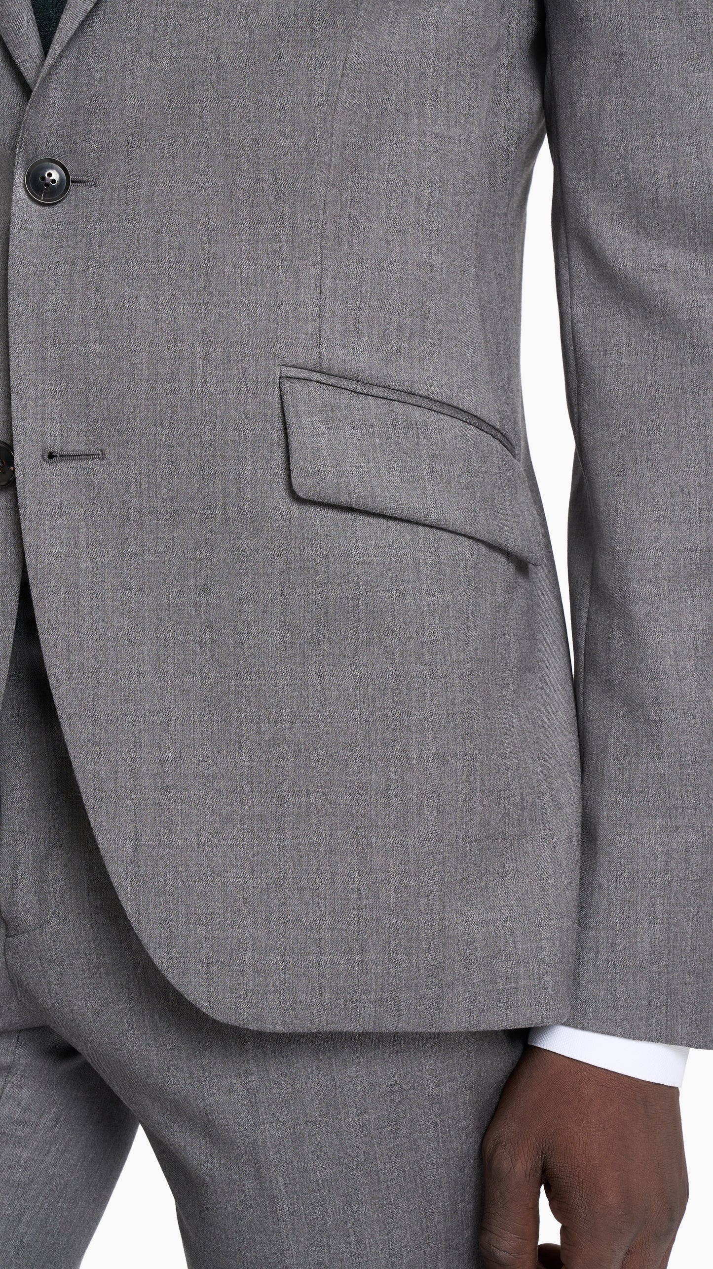 Iron Grey Twill Jacket