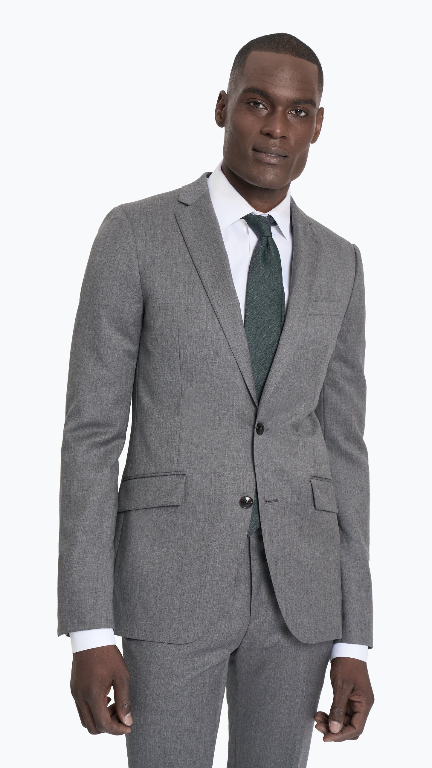 Reda Iron Grey Twill Custom Suit
