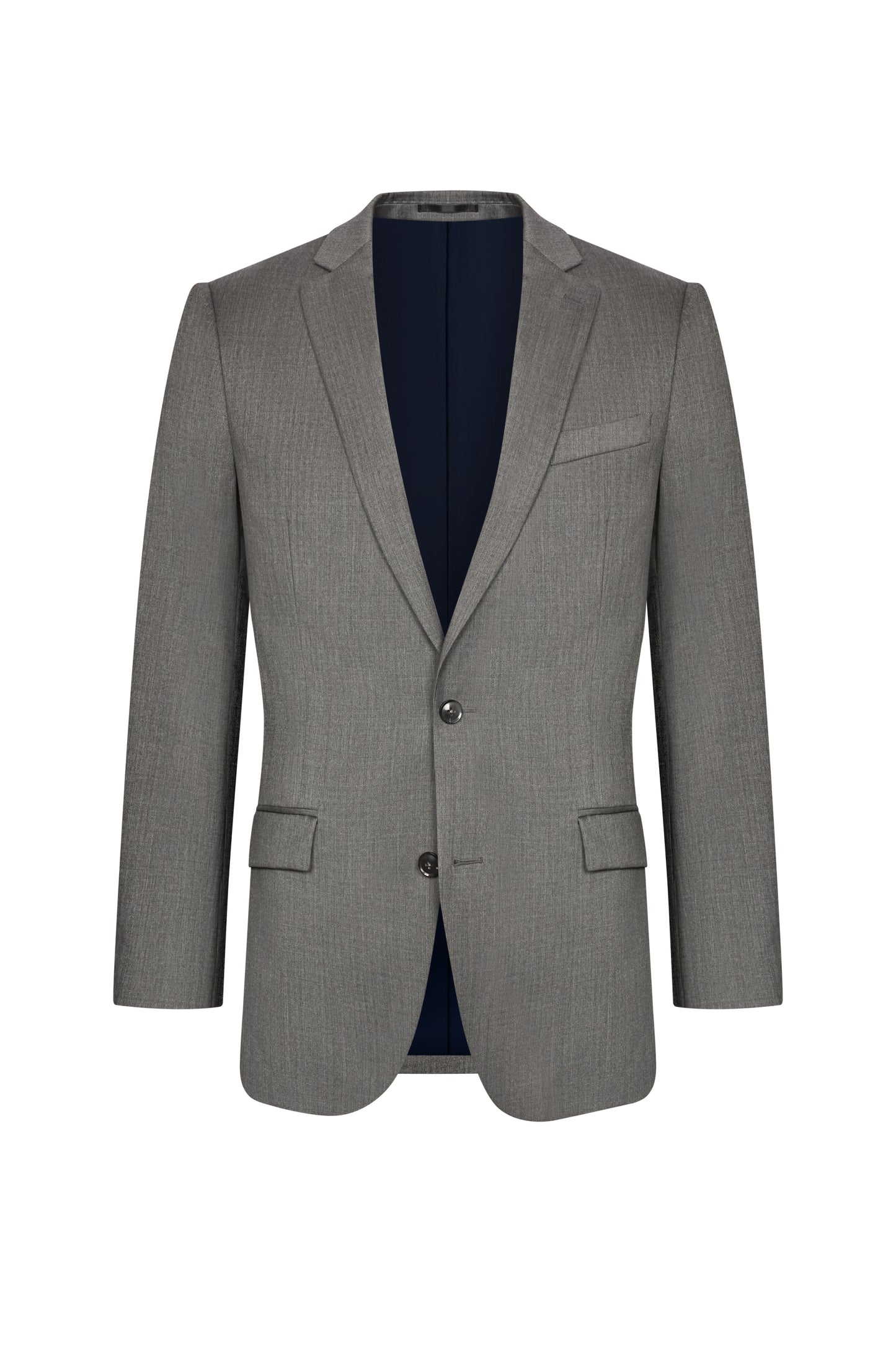 Reda Iron Grey Twill Custom Suit