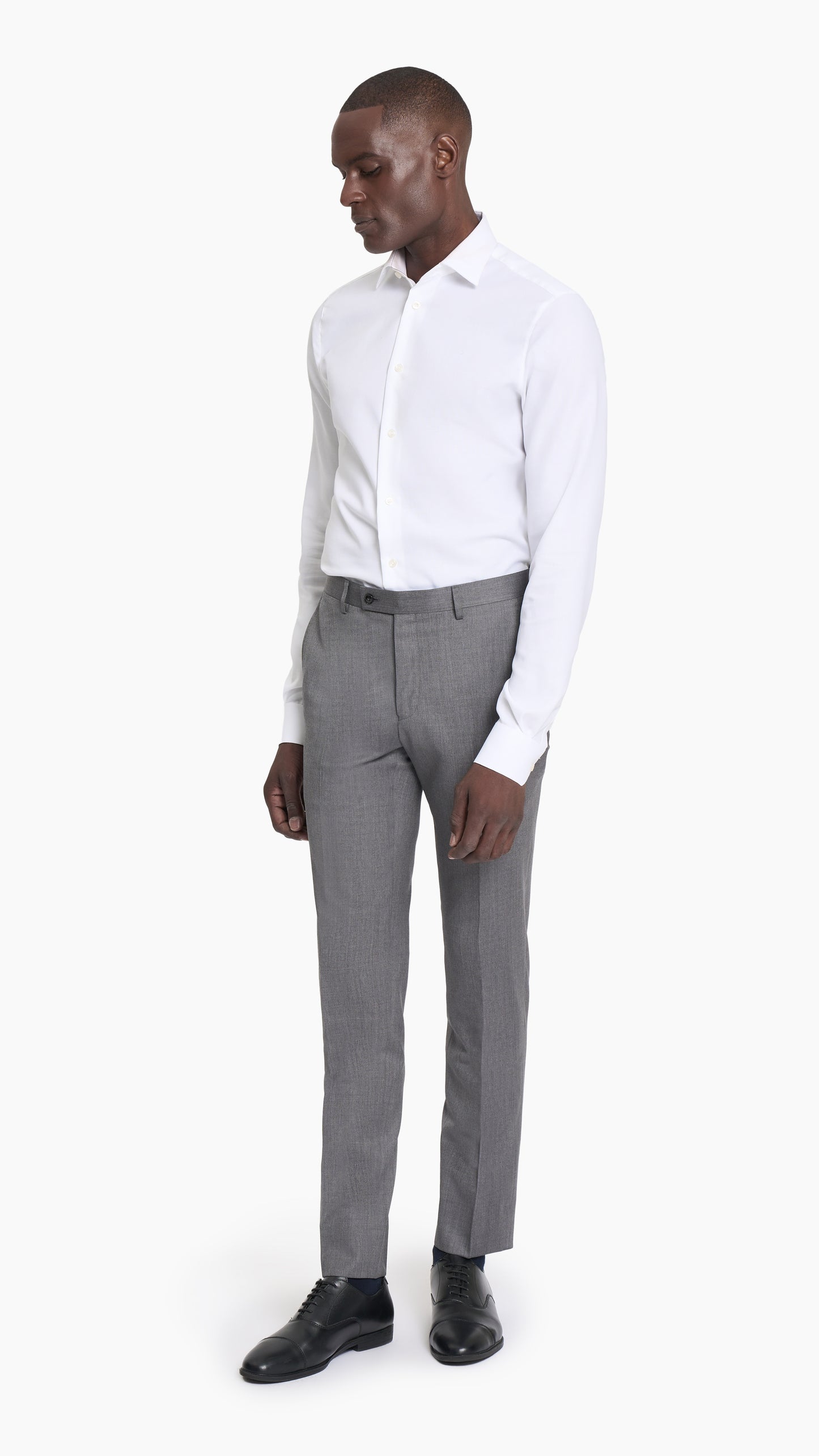 Iron Grey Twill Trouser