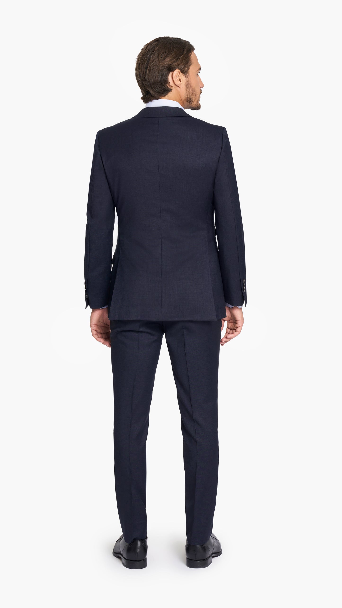 Navy Pinpoint Custom Jacket
