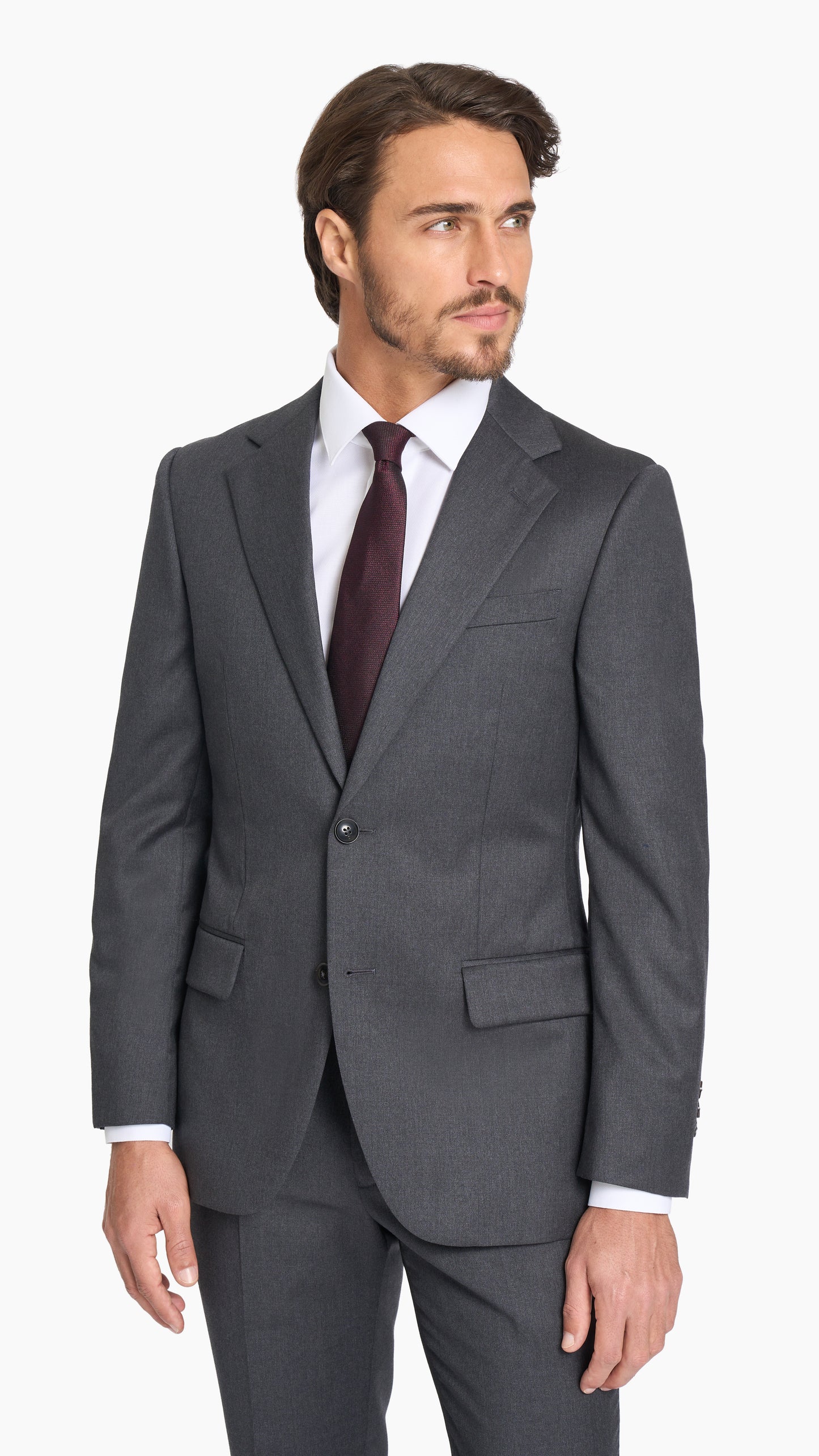 Shadow Grey Twill Suit