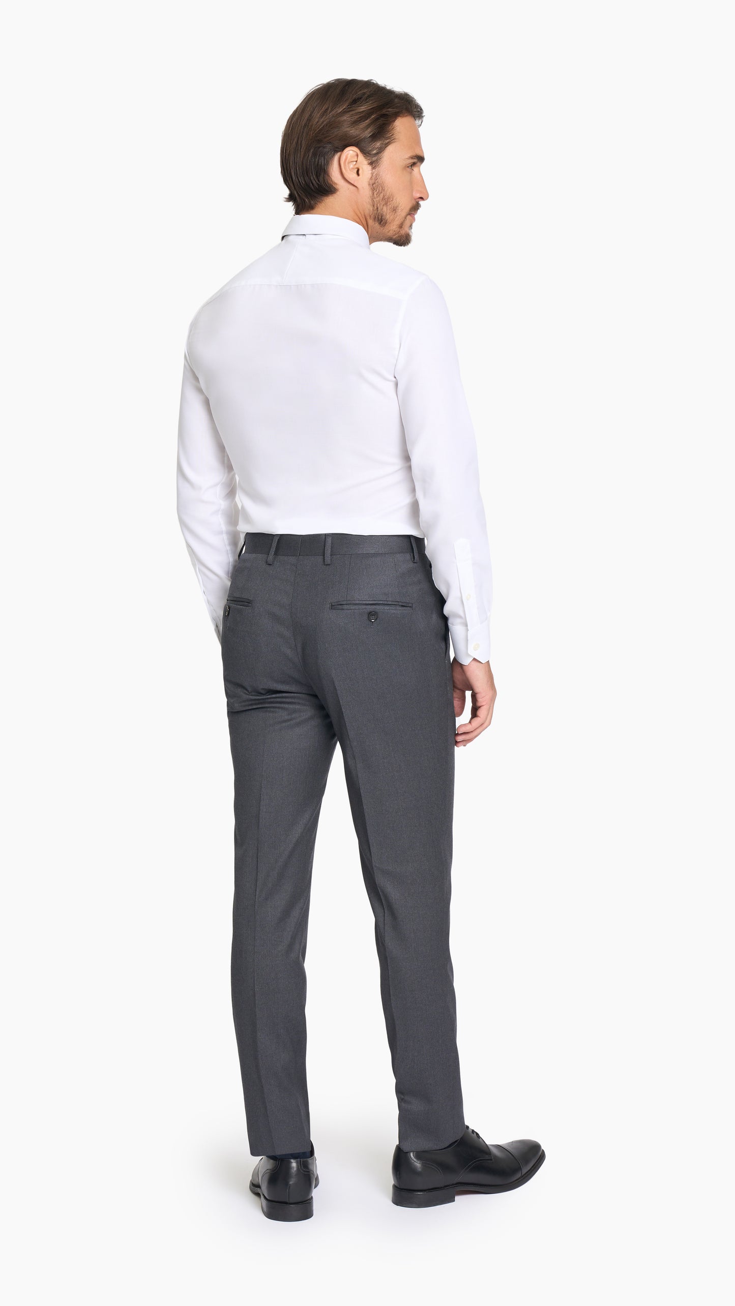 Shadow Grey Twill Trouser
