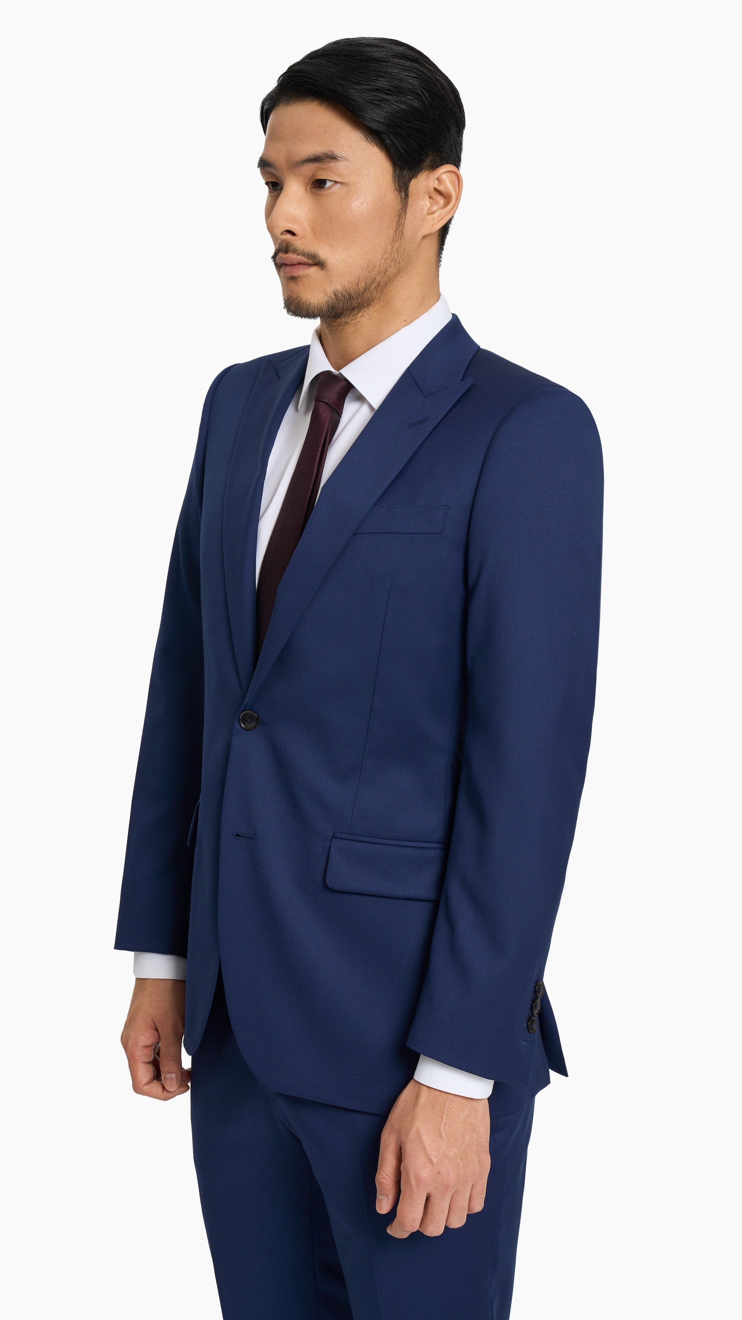 ES Essentials Blue Twill Custom Suit