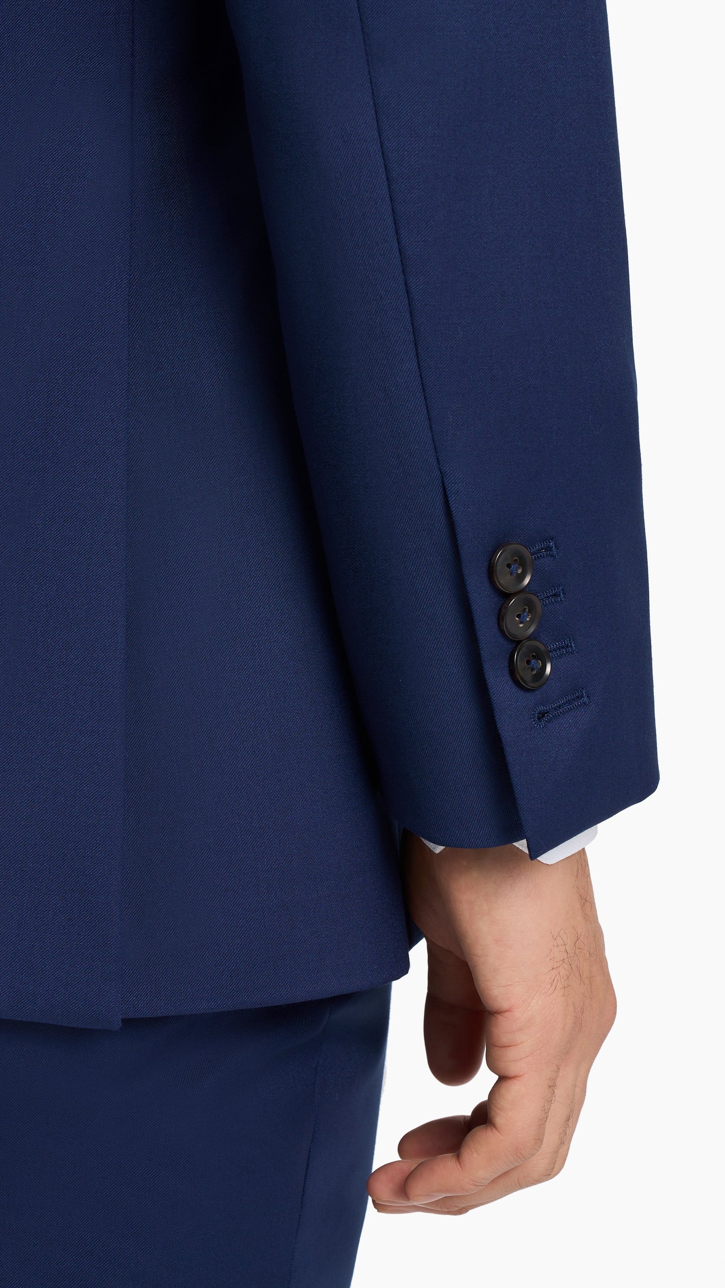 ES Essentials Blue Twill Custom Suit