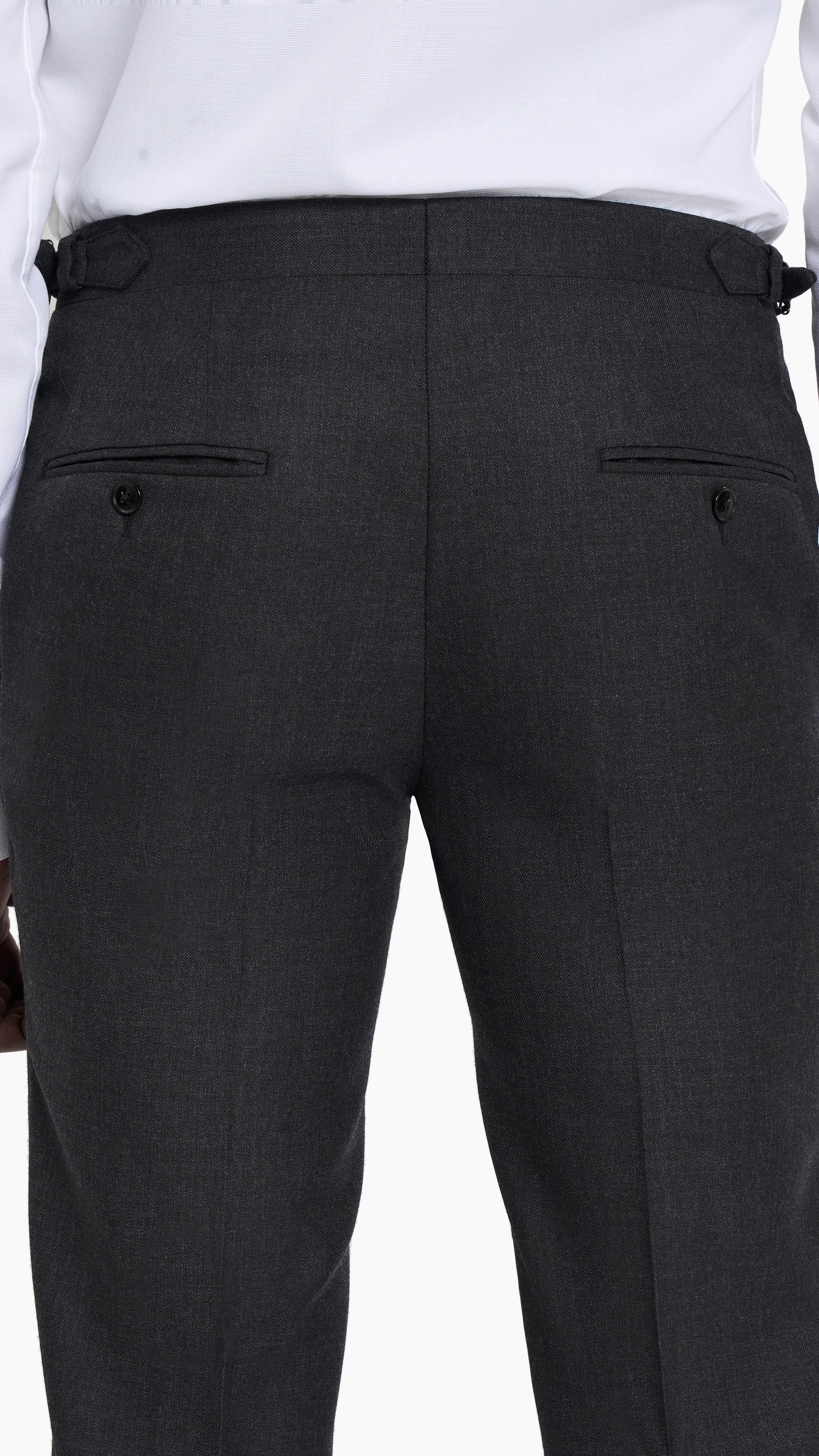 ES Essentials Carbon Grey Twill Custom Suit