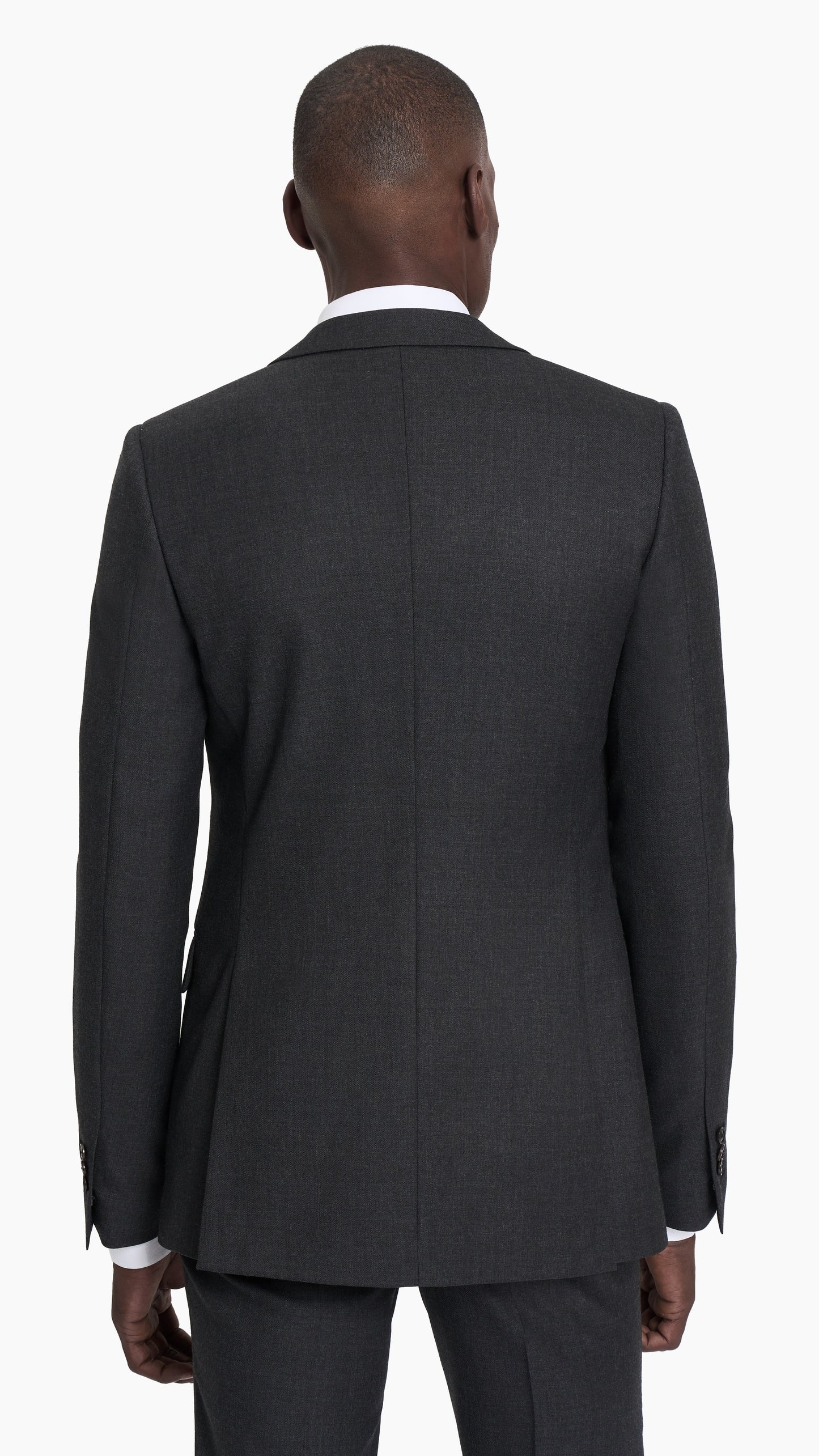 ES Essentials Carbon Grey Twill Custom Suit