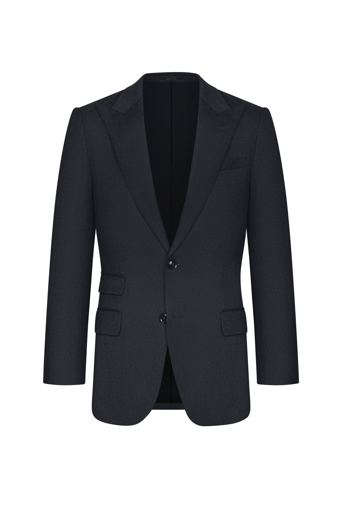 ES Essentials Carbon Grey Twill Custom Suit