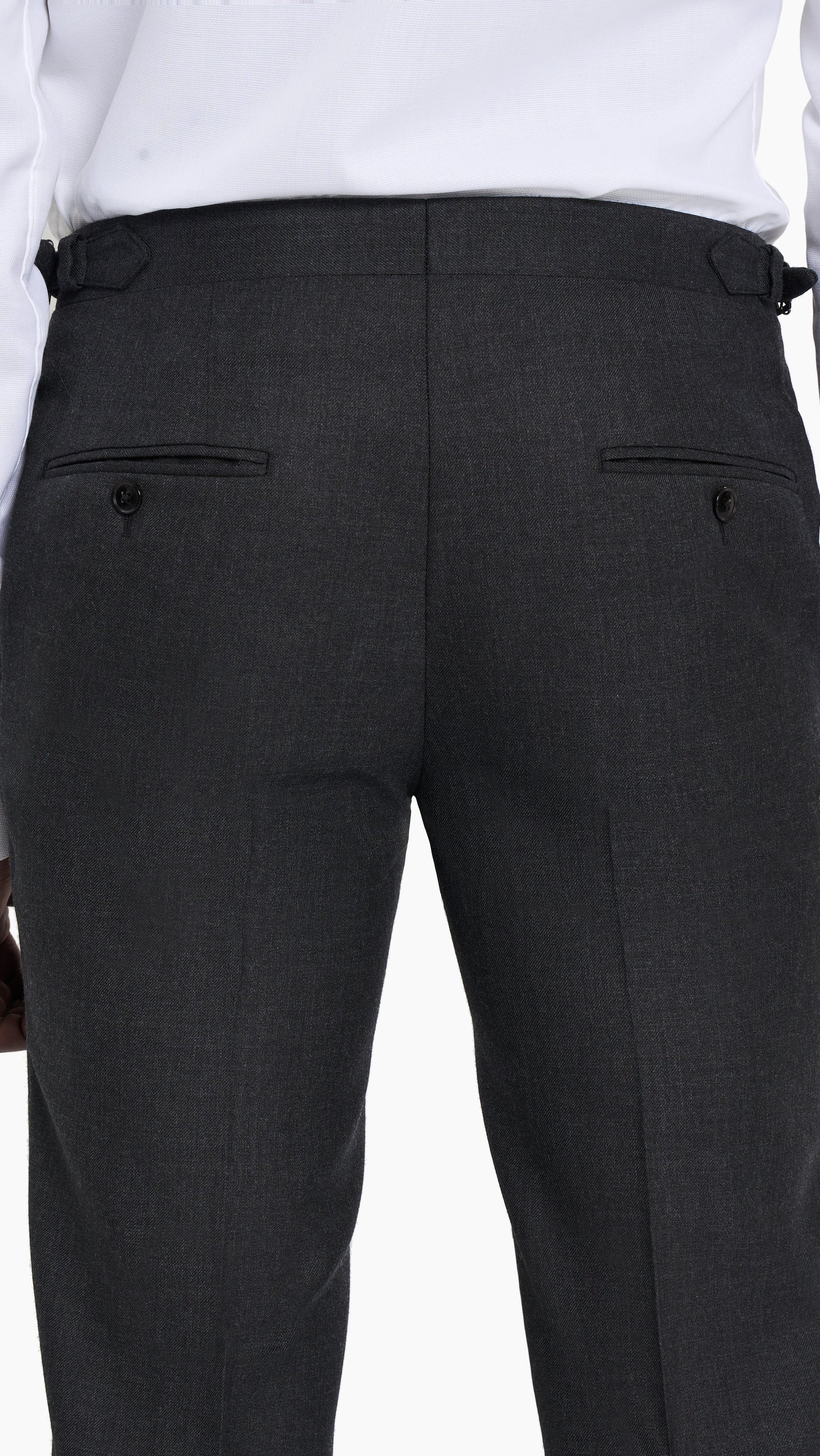 ES Essentials Carbon Grey Twill Custom Trouser