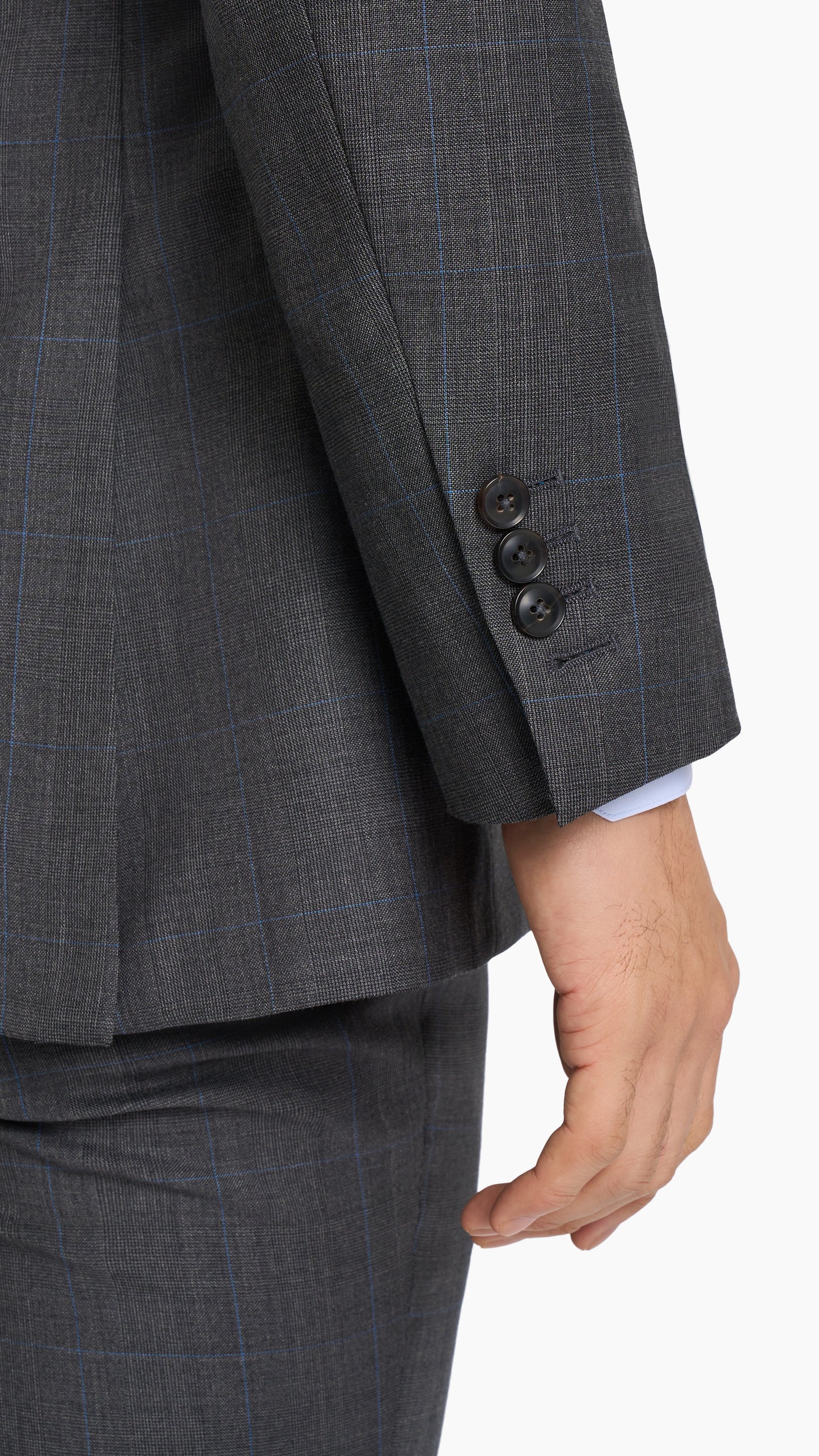 Mid Grey Prince of Wales Jacket