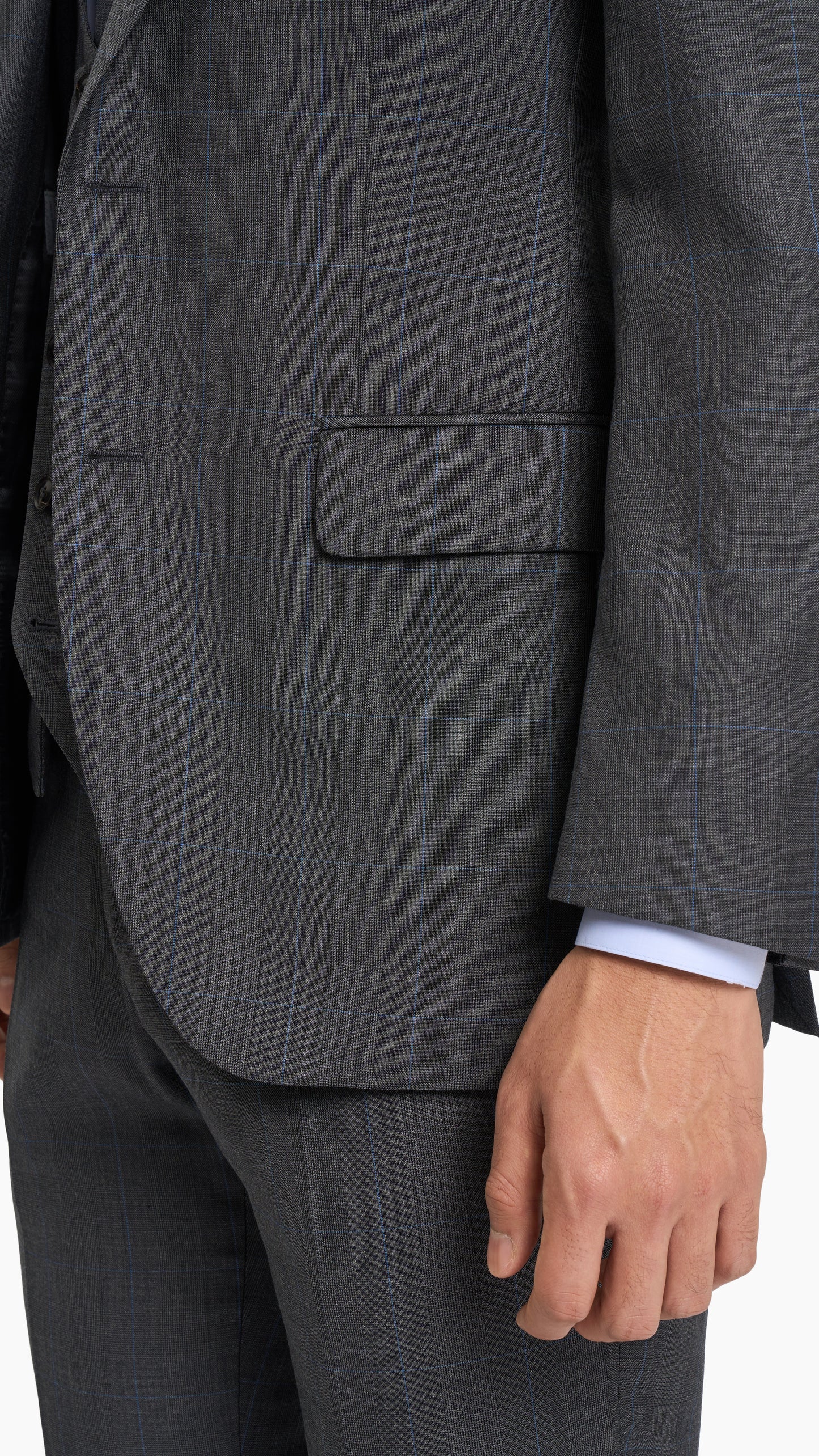 Mid Grey Prince of Wales Jacket