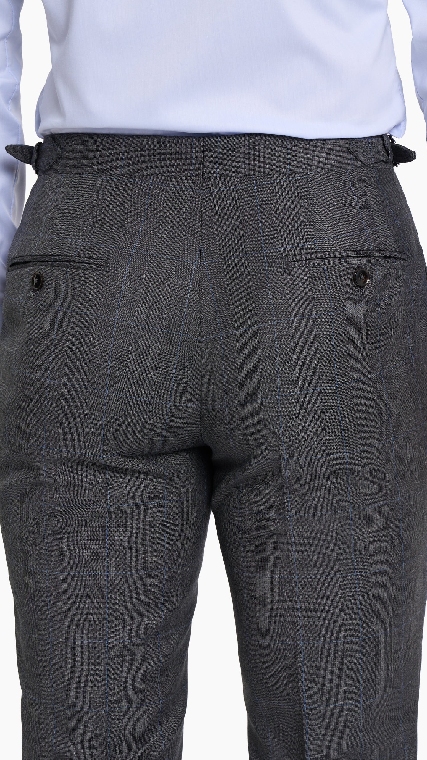 Mid Grey Prince of Wales Trouser