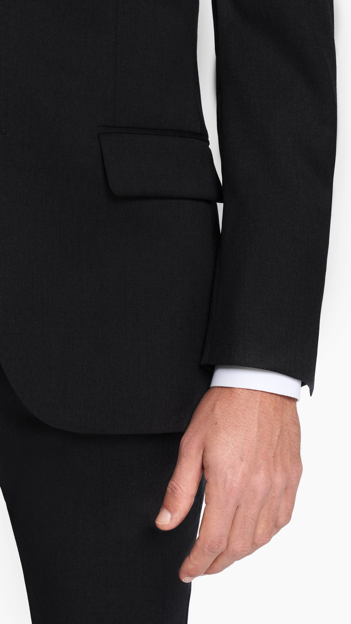 Black Twill Custom Jacket