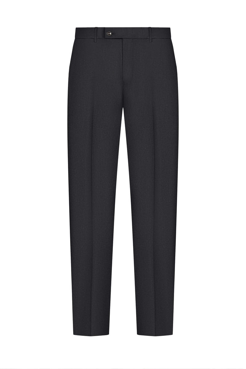 ES Essentials Black Twill Custom Suit