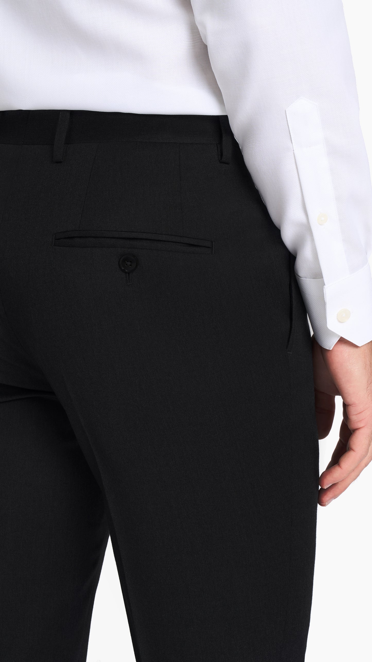 ES Essentials Black Twill Custom Trouser