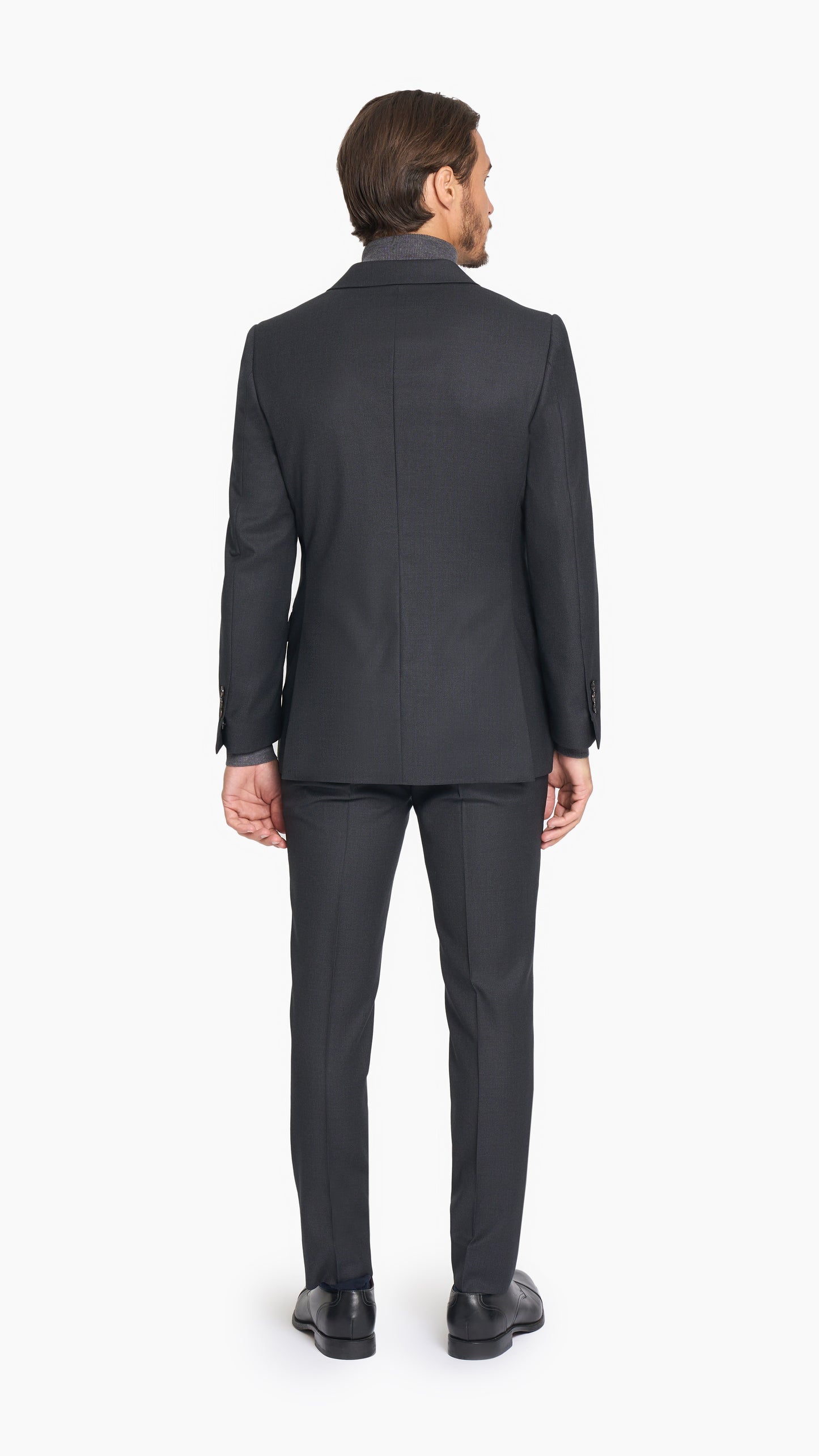 Charcoal Grey Birdseye Jacket