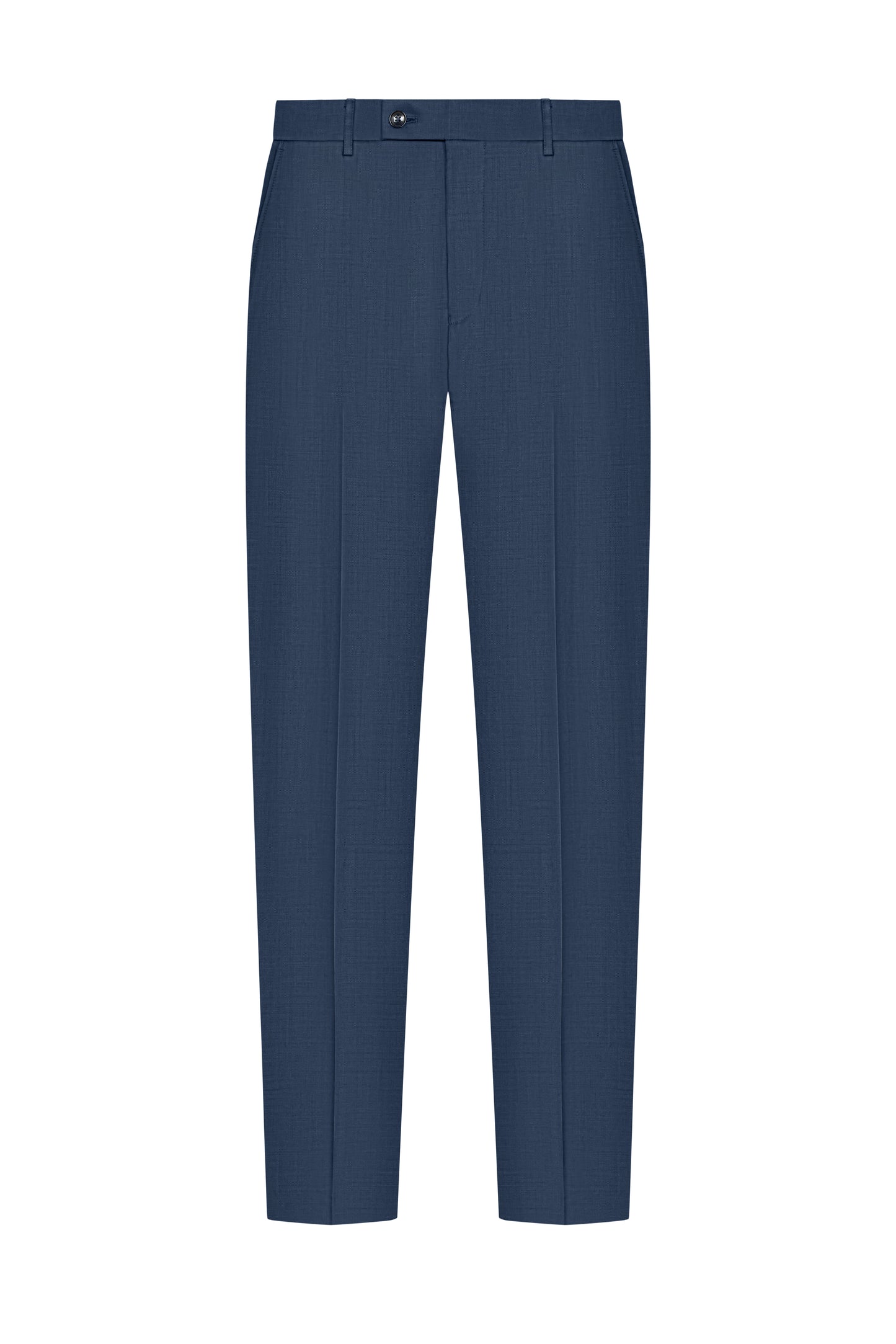 Petrol Blue Sharkskin Trouser