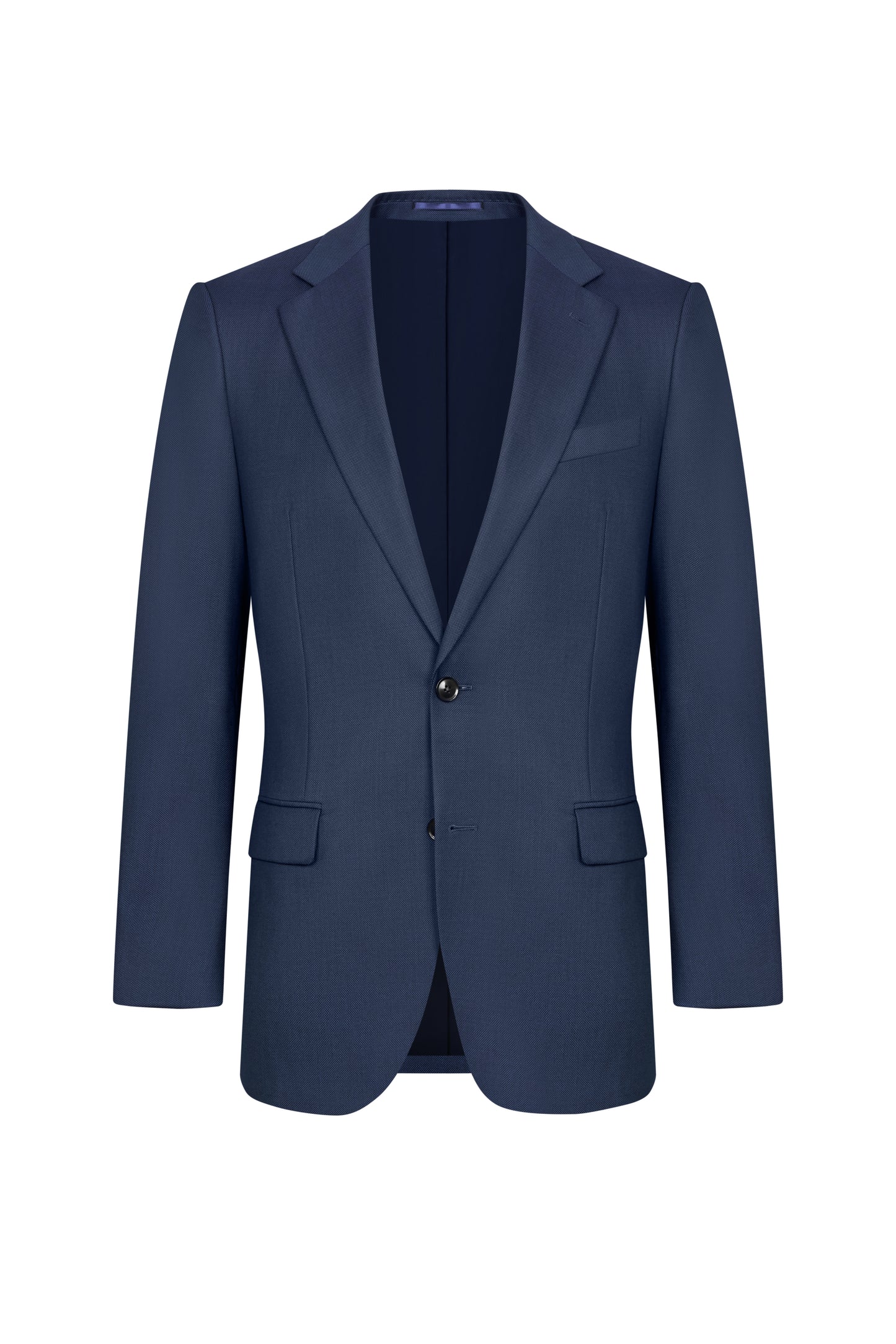 Navy Blue Birdseye Custom Jacket
