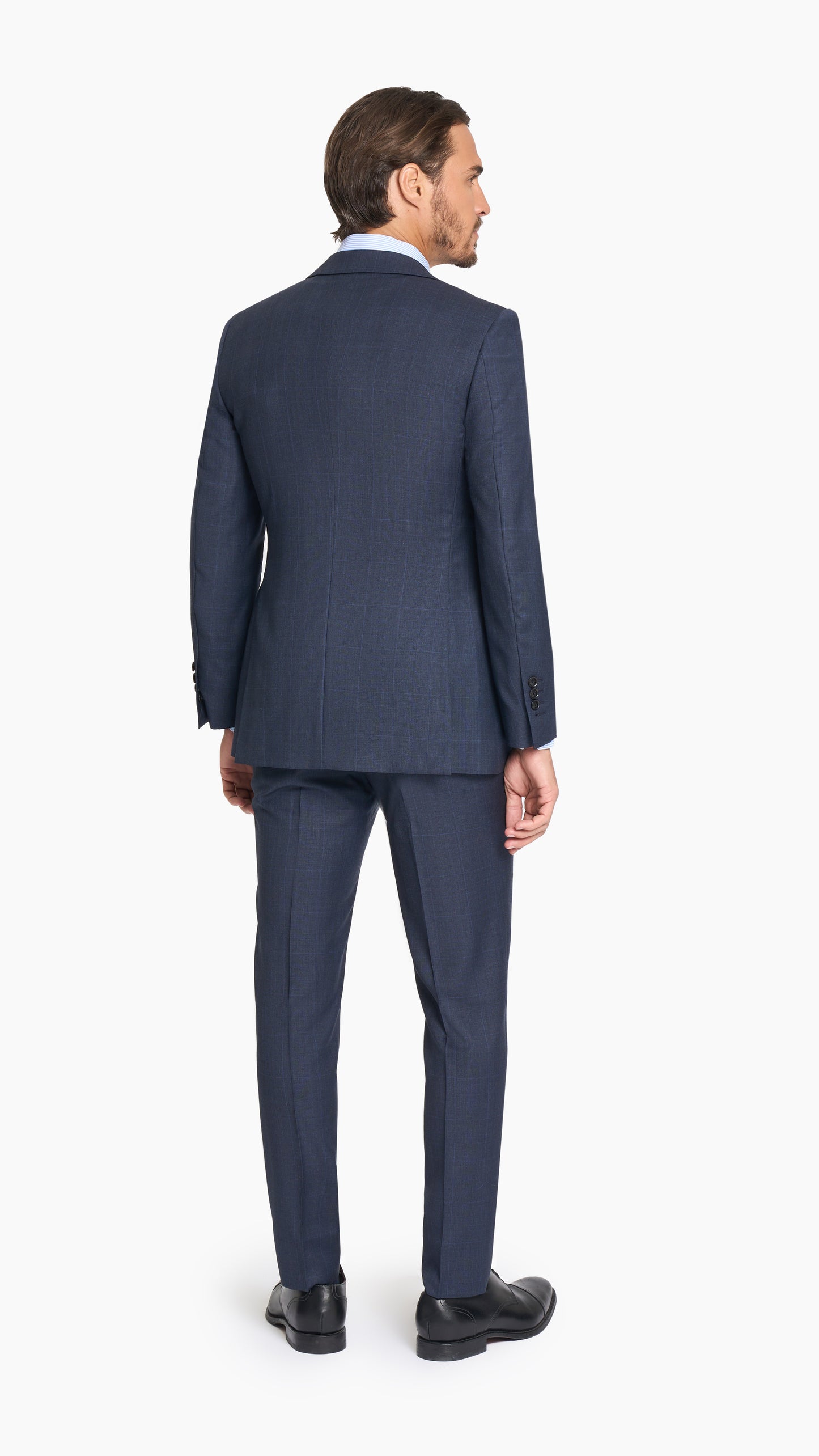 Dark Navy Prince of Wales Suit