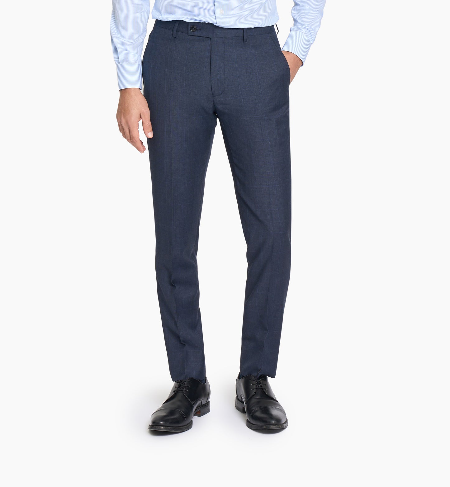 Dark Navy Prince of Wales Custom Trouser