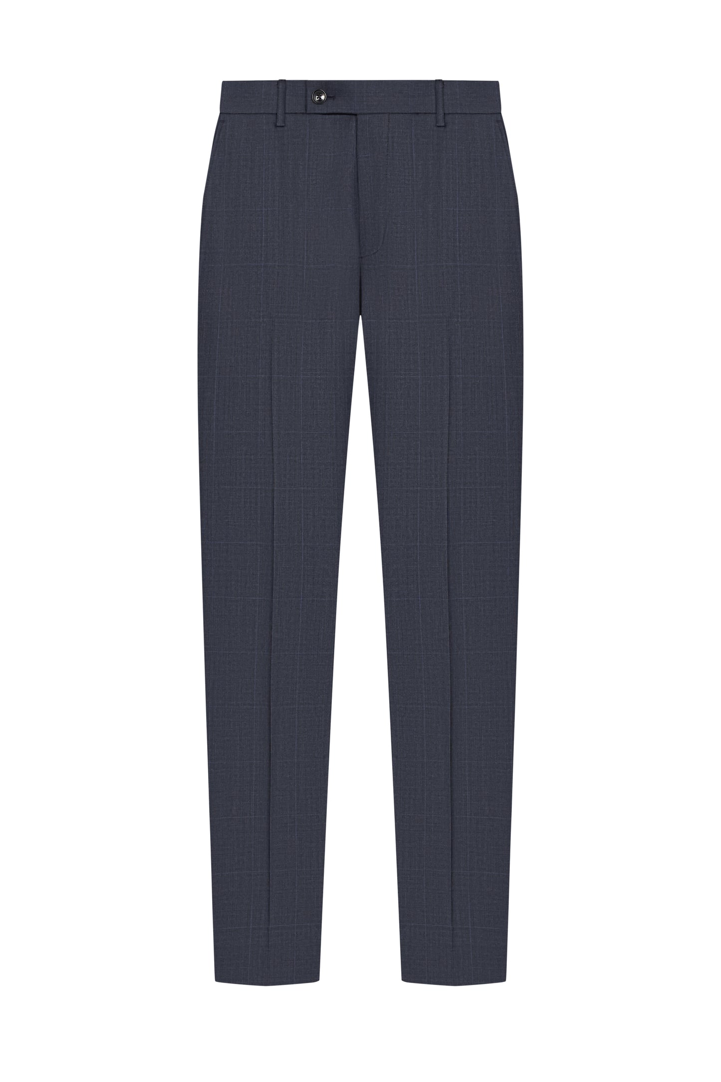 Dark Navy Prince of Wales Trouser