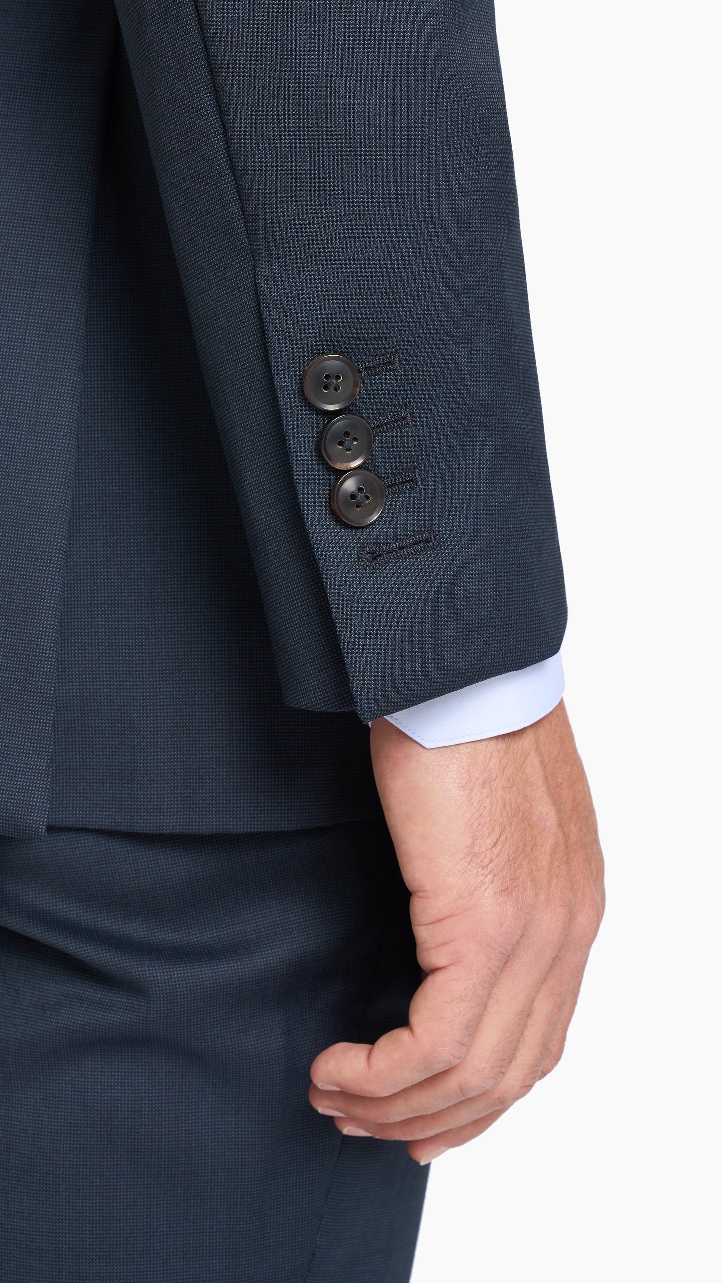 Midnight Blue Nailhead Jacket