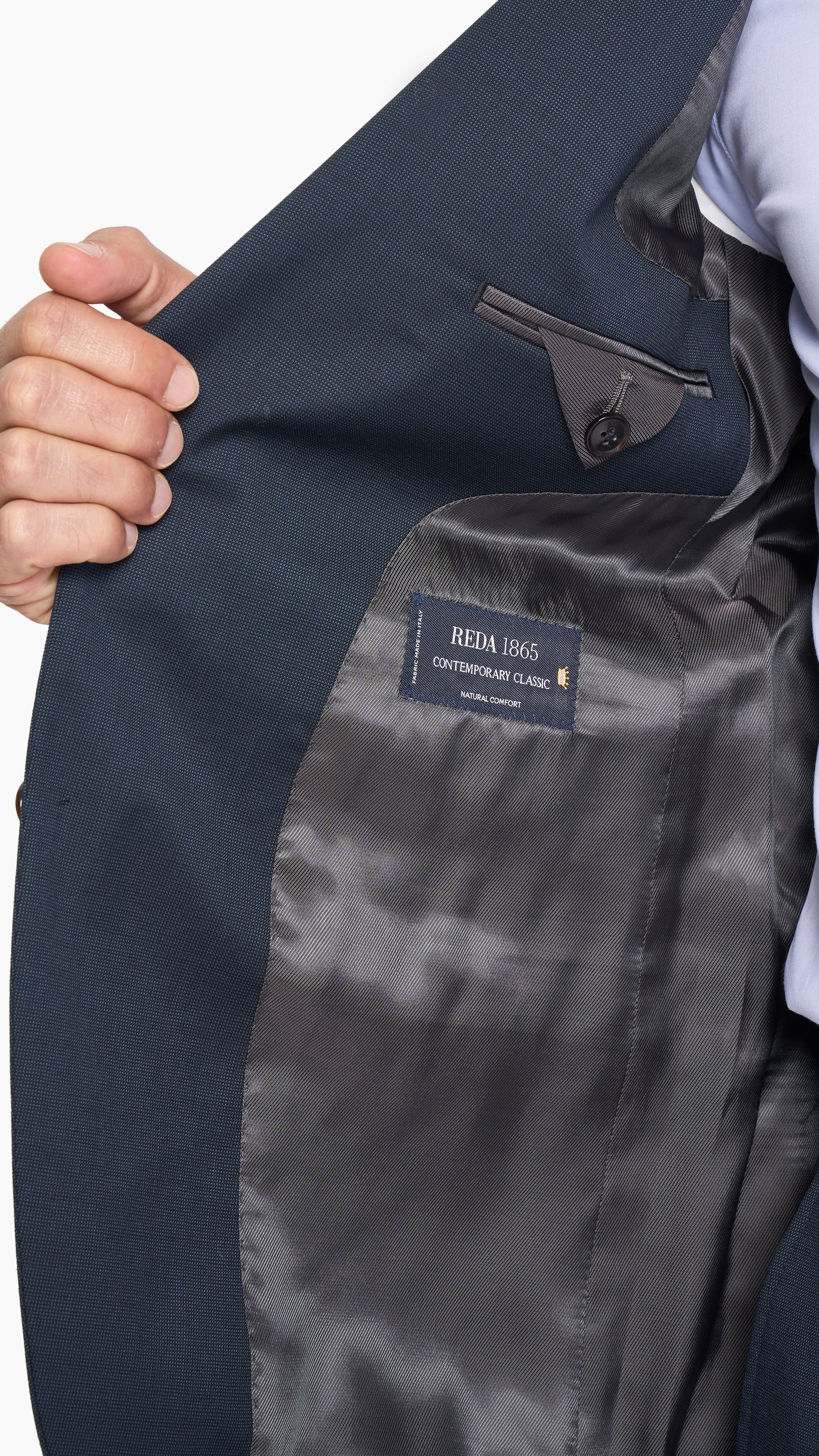Midnight Blue Nailhead Jacket