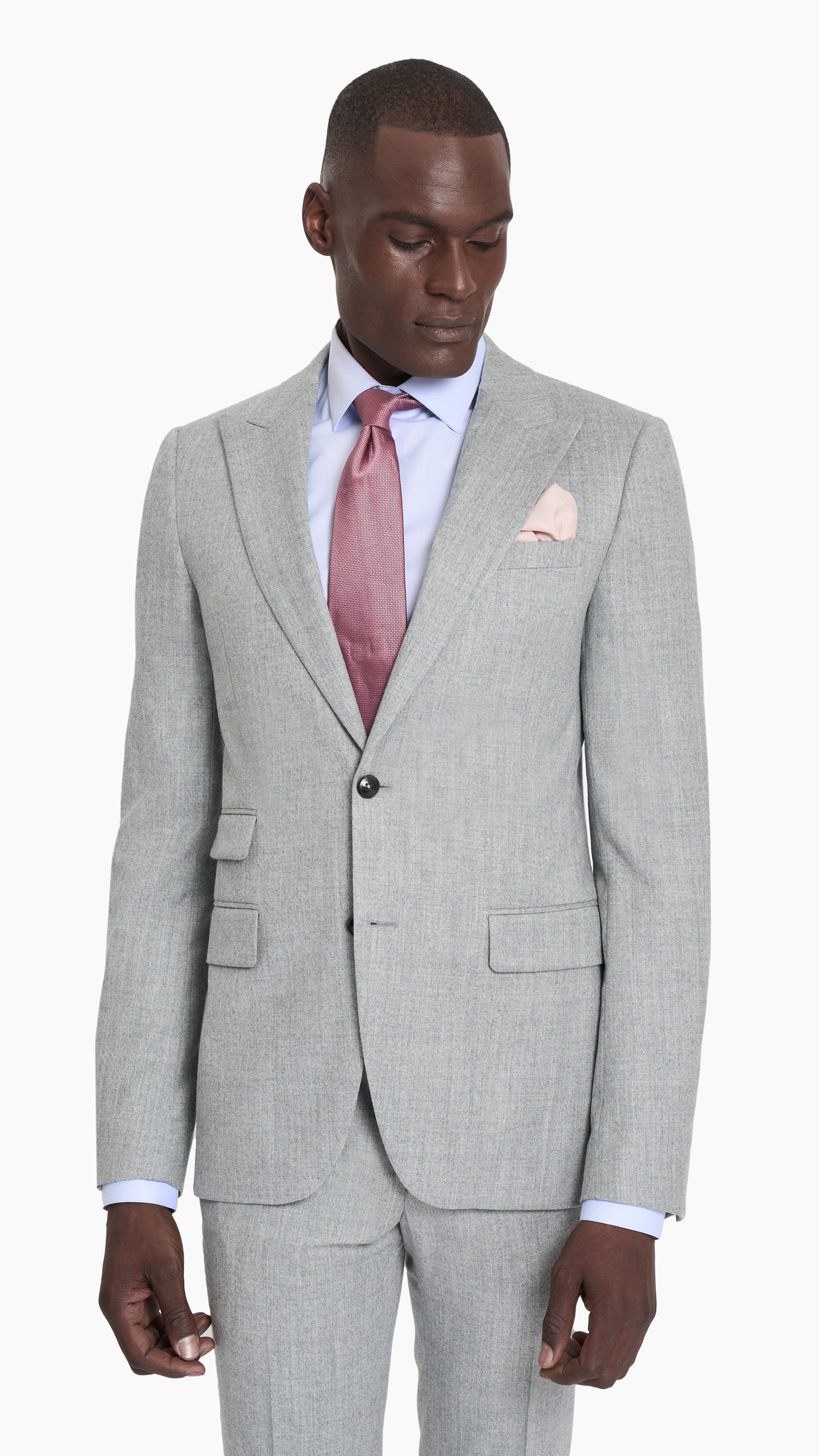 Light Grey Flannel Suit