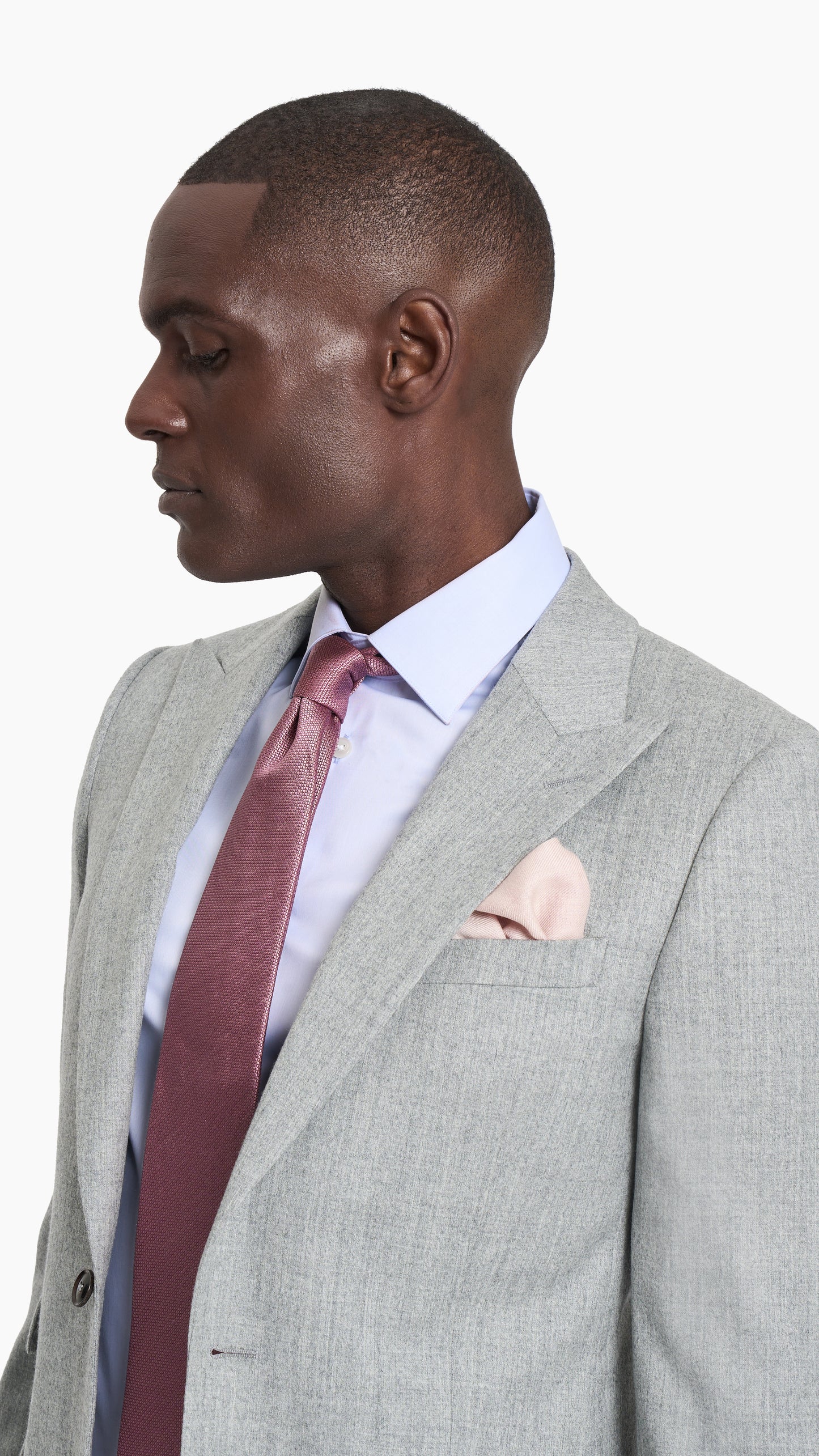 Light Grey Flannel Suit