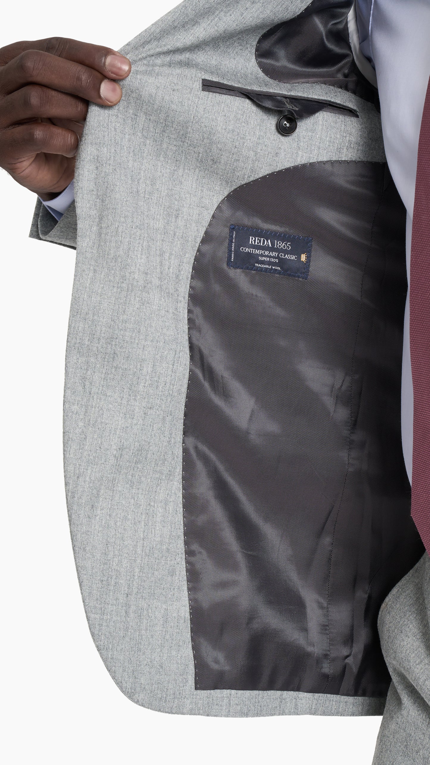 Light Grey Flannel Suit