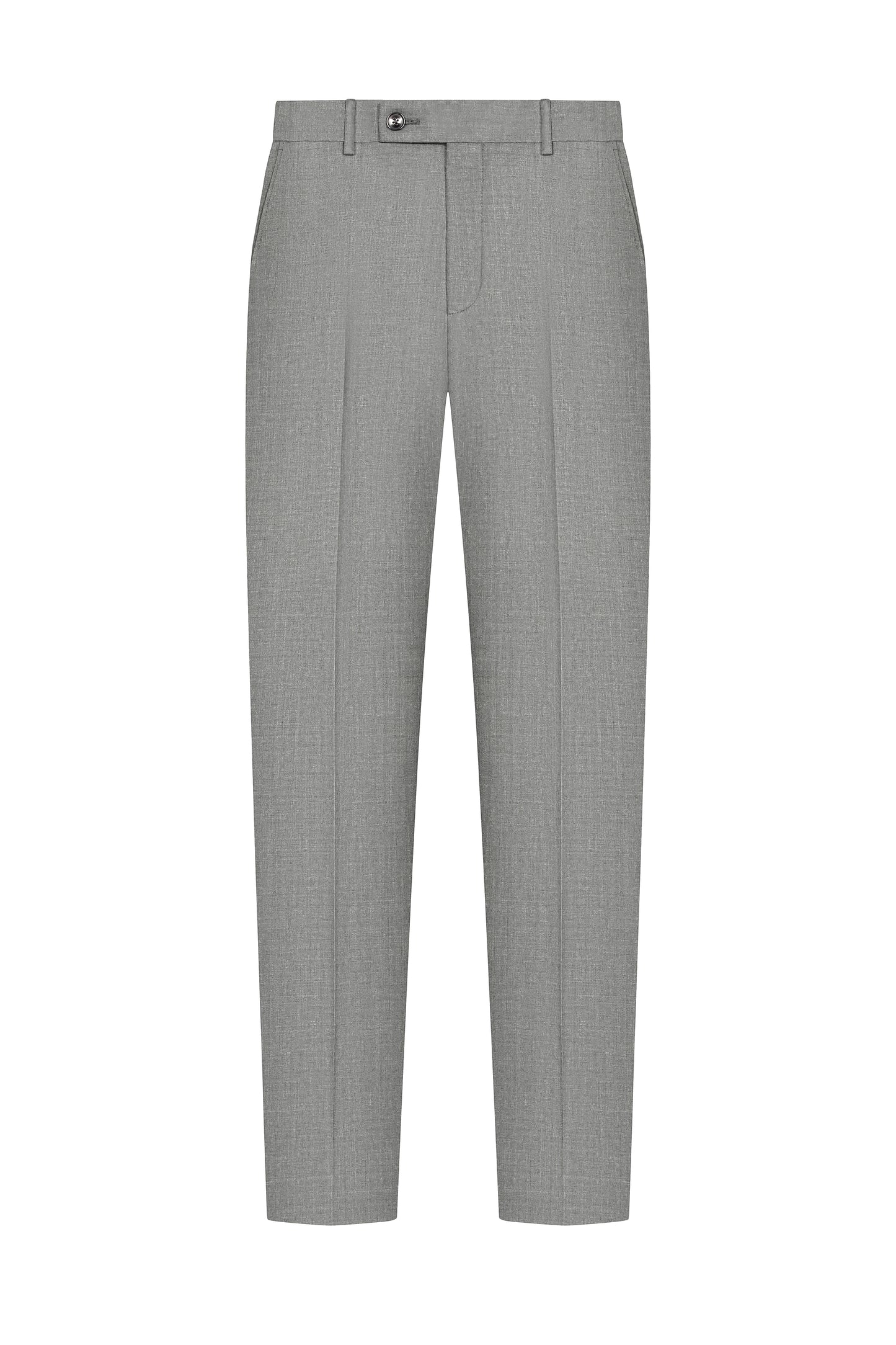 Reda Light Grey Flannel Custom Trouser