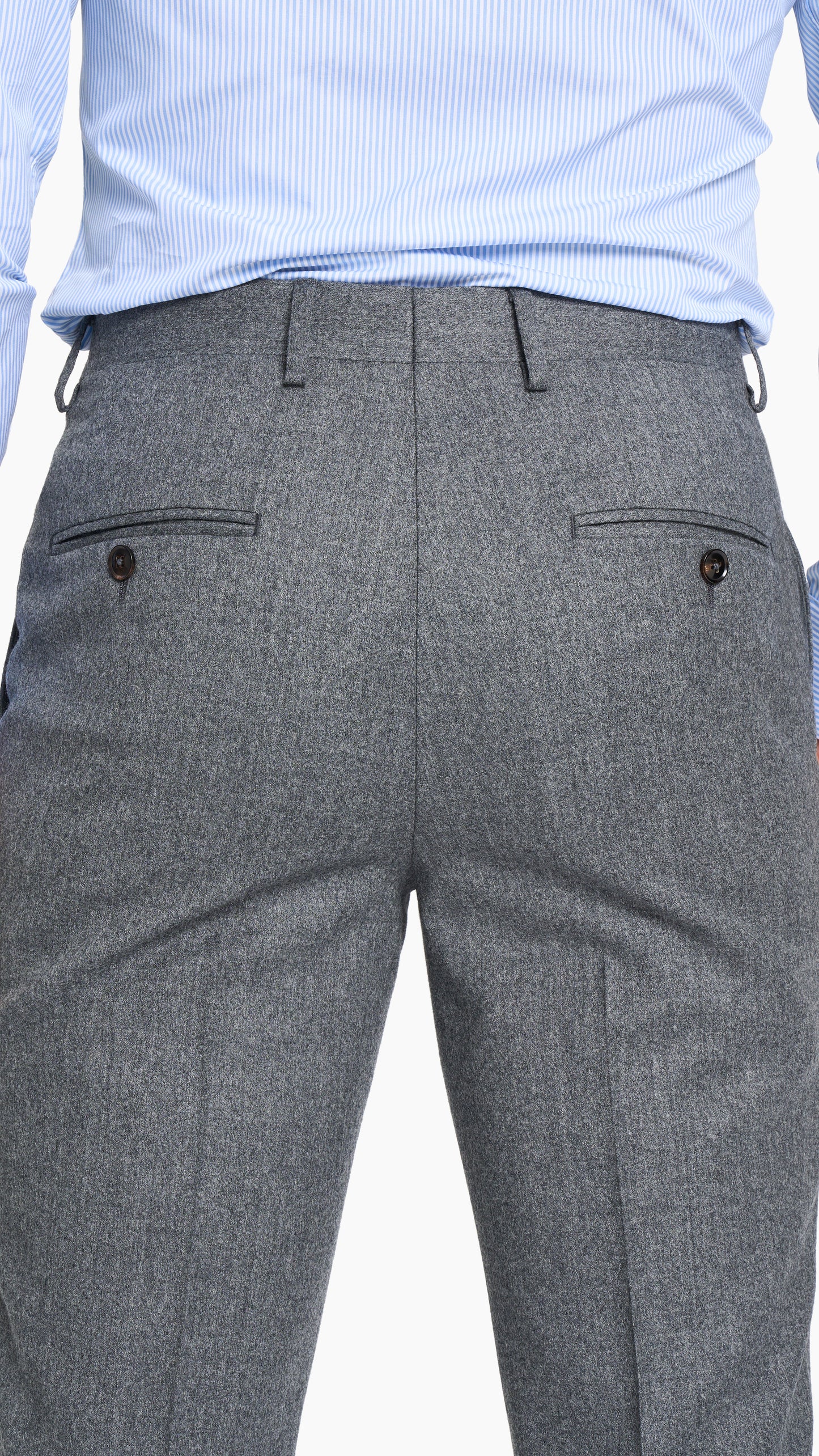 Steel Grey Flannel Trouser