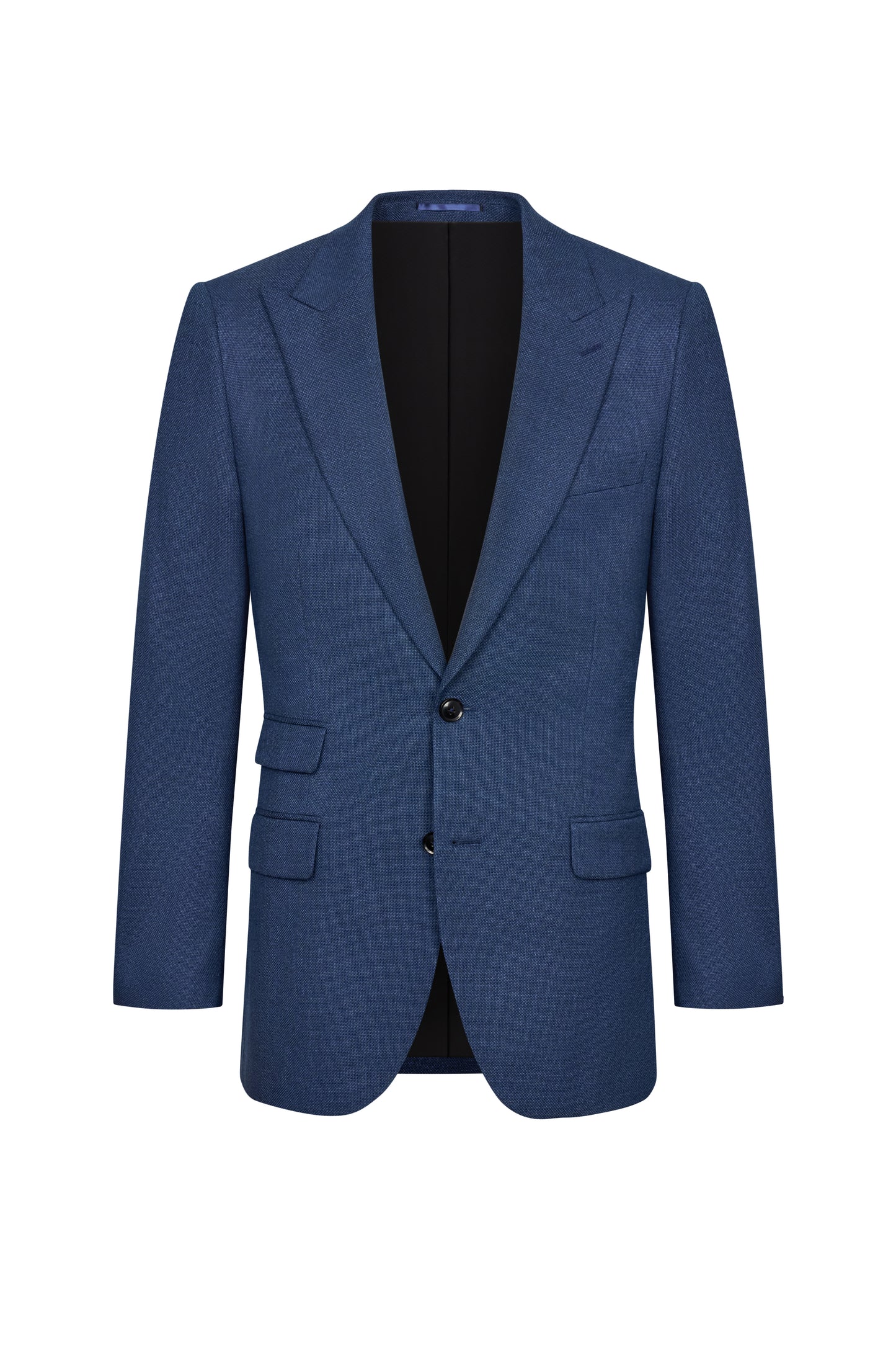 Royal Blue Basket Weave Custom Jacket