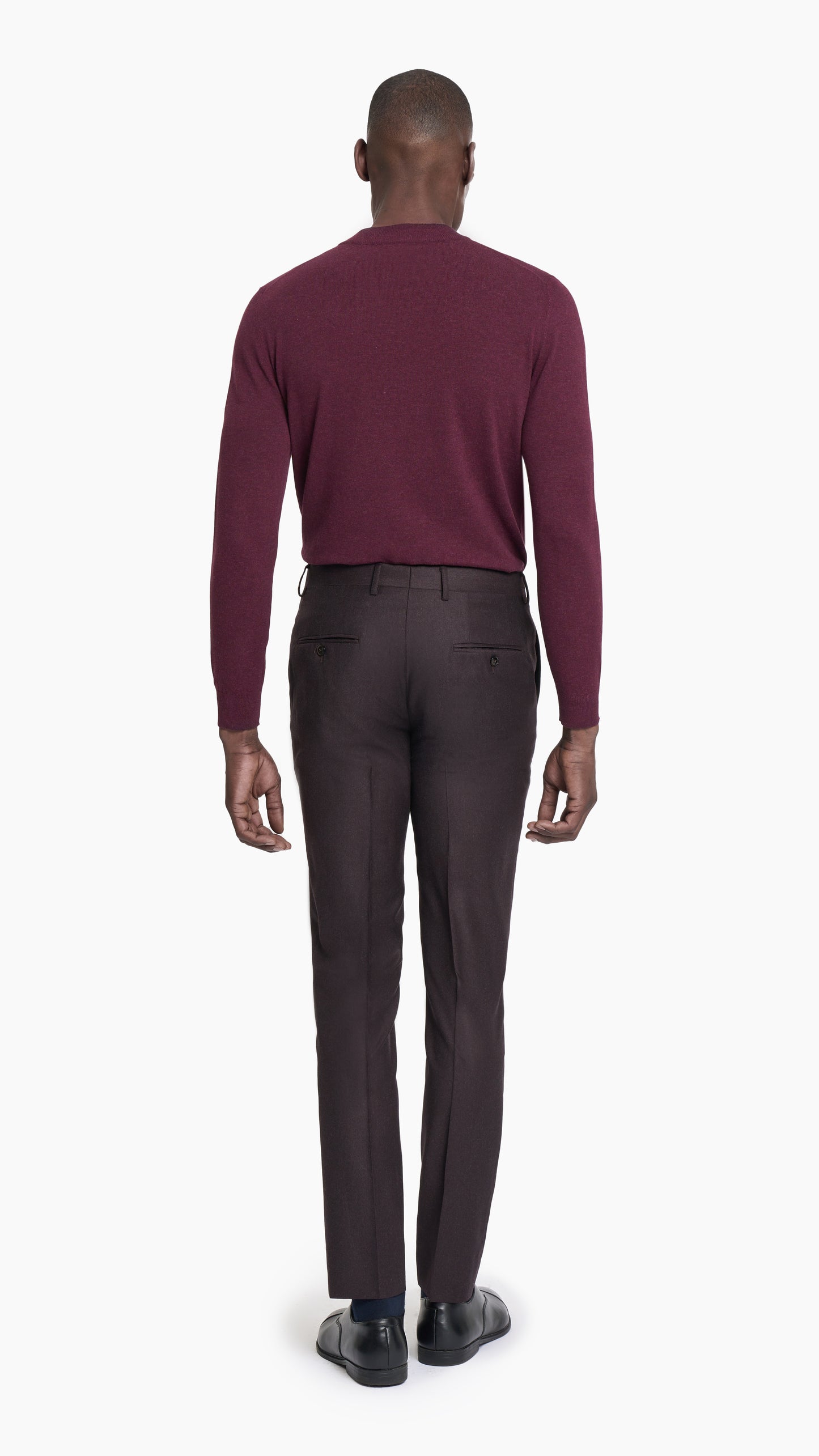 Merlot Flannel Trouser