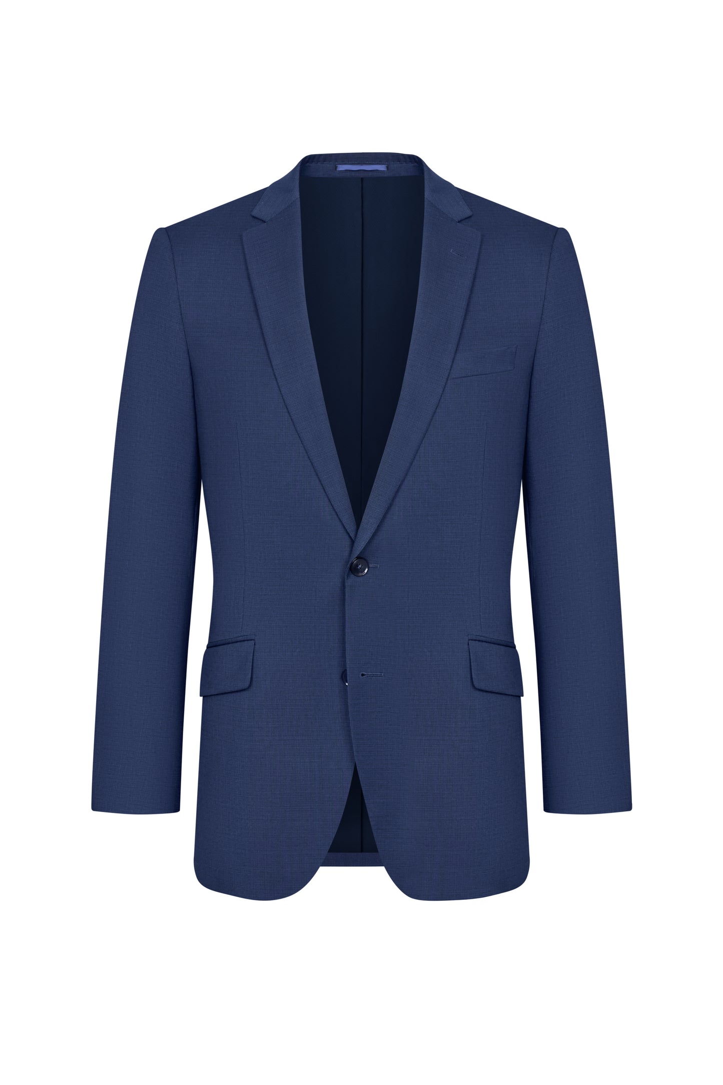 Dormeuil Royal Blue Sharkskin Custom Suit