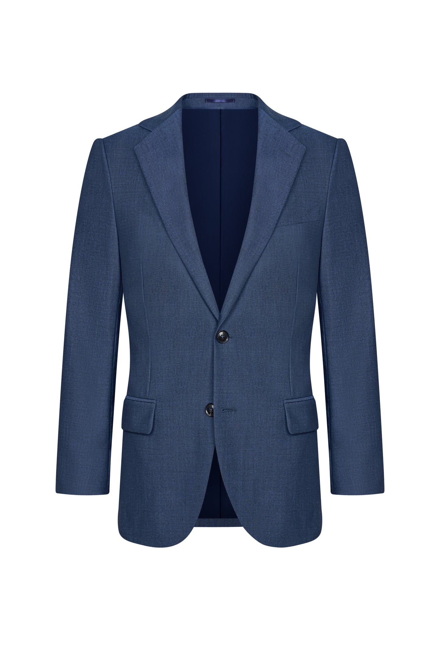 Holland & Sherry Tonic Blue Hopsack Custom Suit