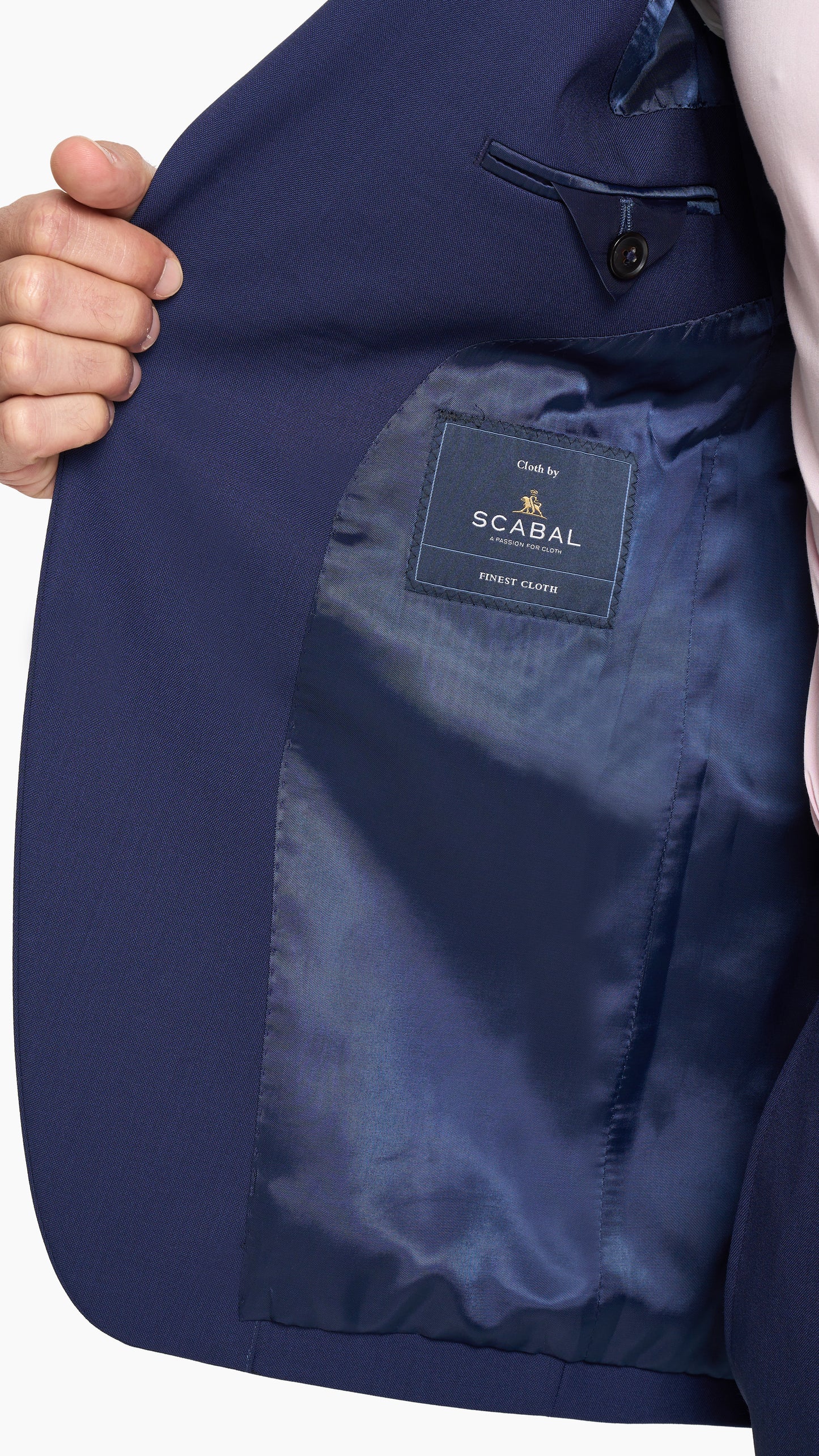 Royal Blue Plain Weave Jacket