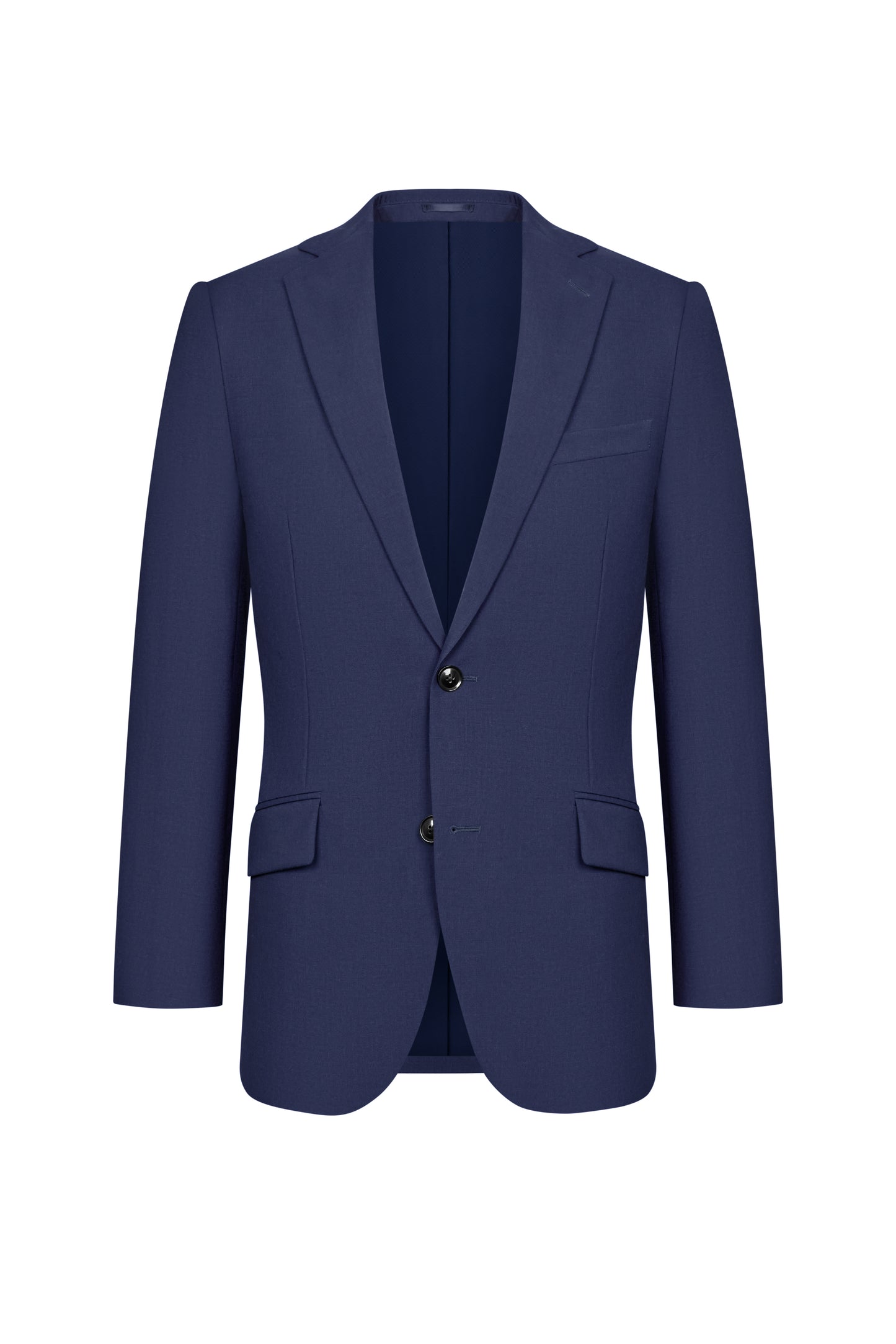 Royal Blue Plain Weave Custom Jacket