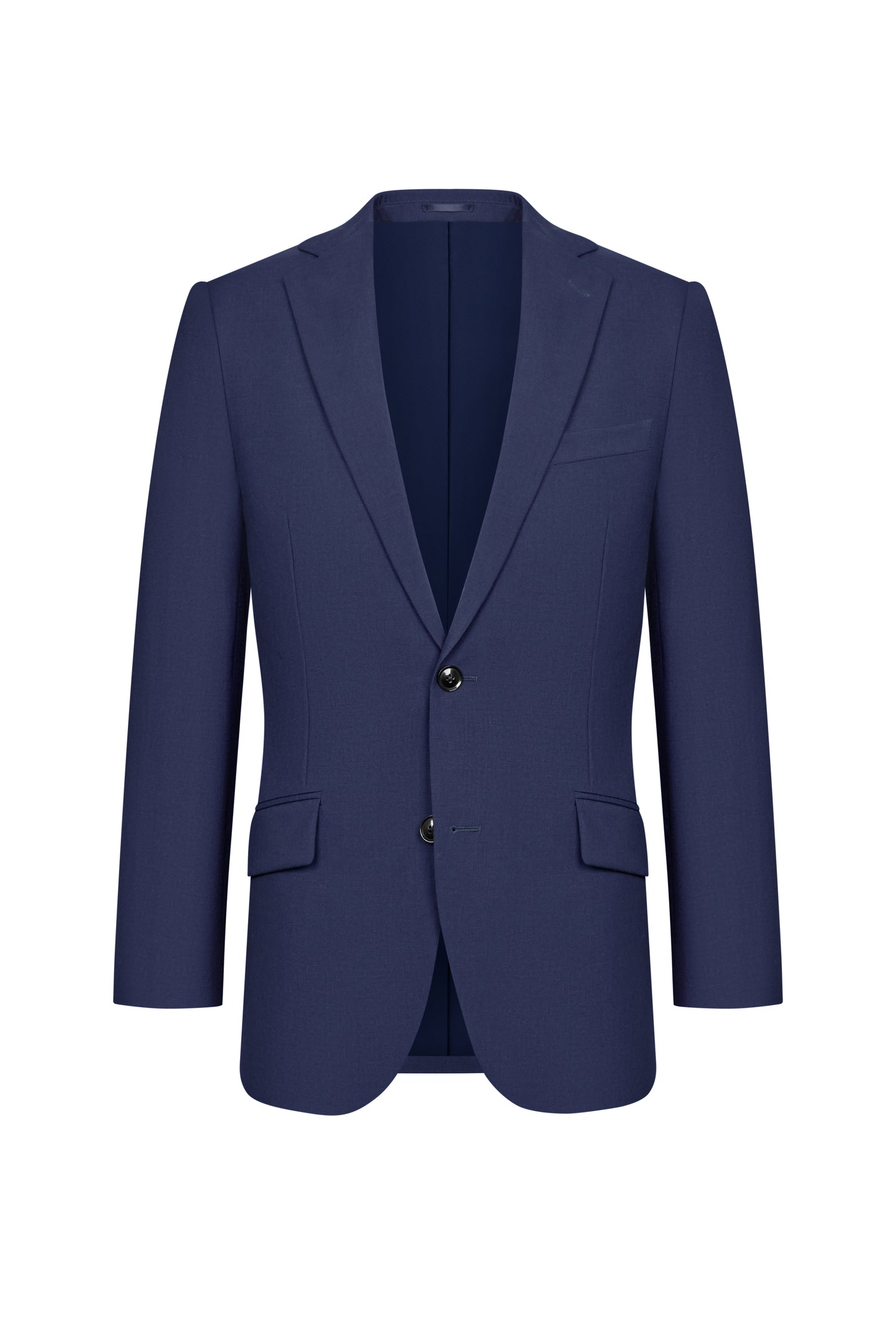 Scabal Royal Blue Plain Weave Custom Suit