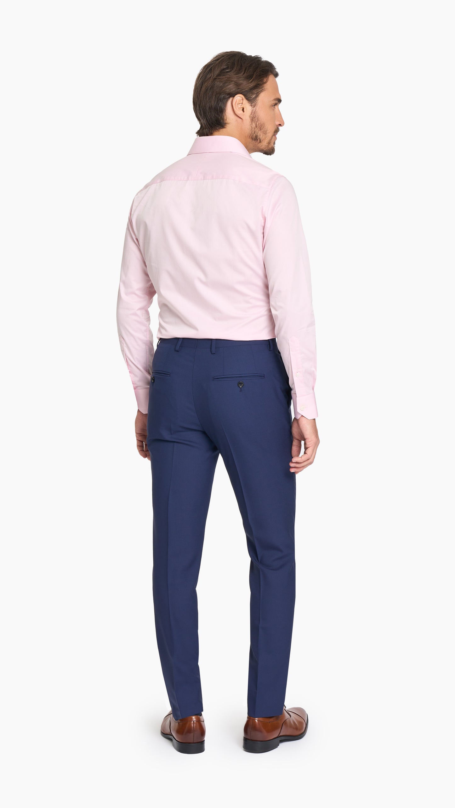 Royal Blue Plain Weave Trouser