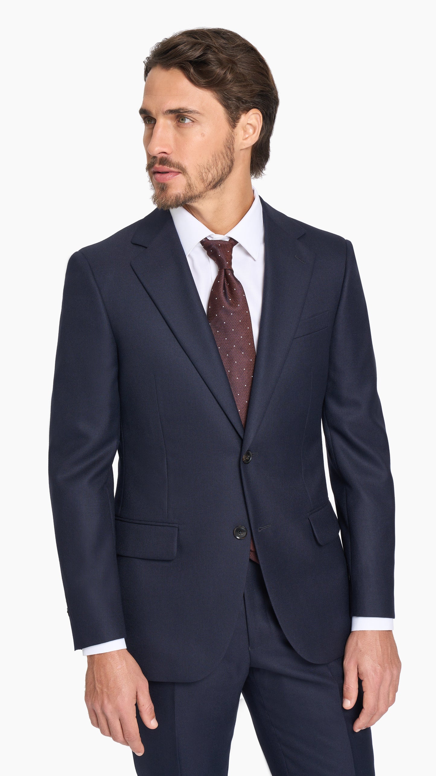 Midnight Blue Hopsack Suit