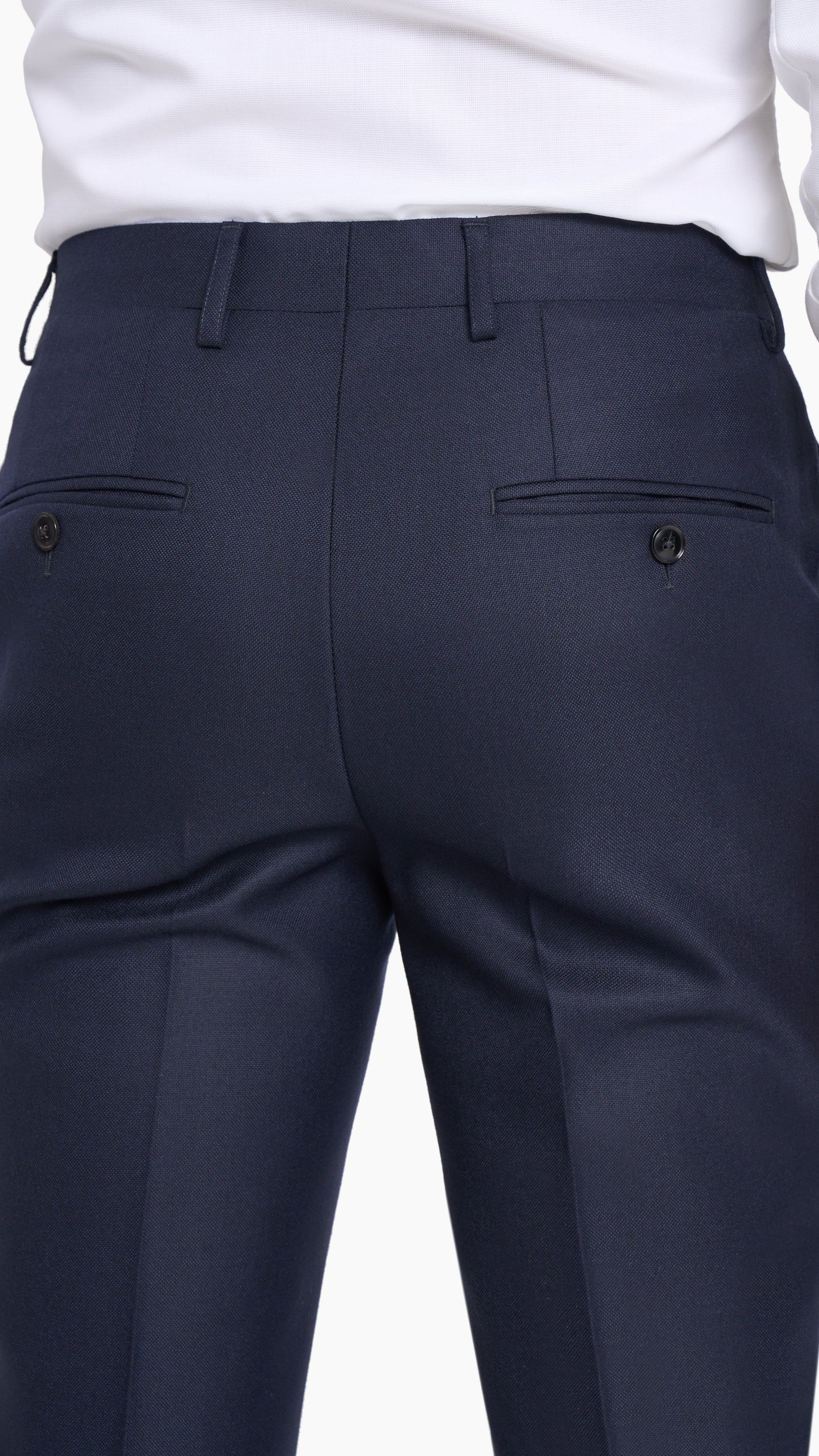 Midnight Blue Hopsack Trouser