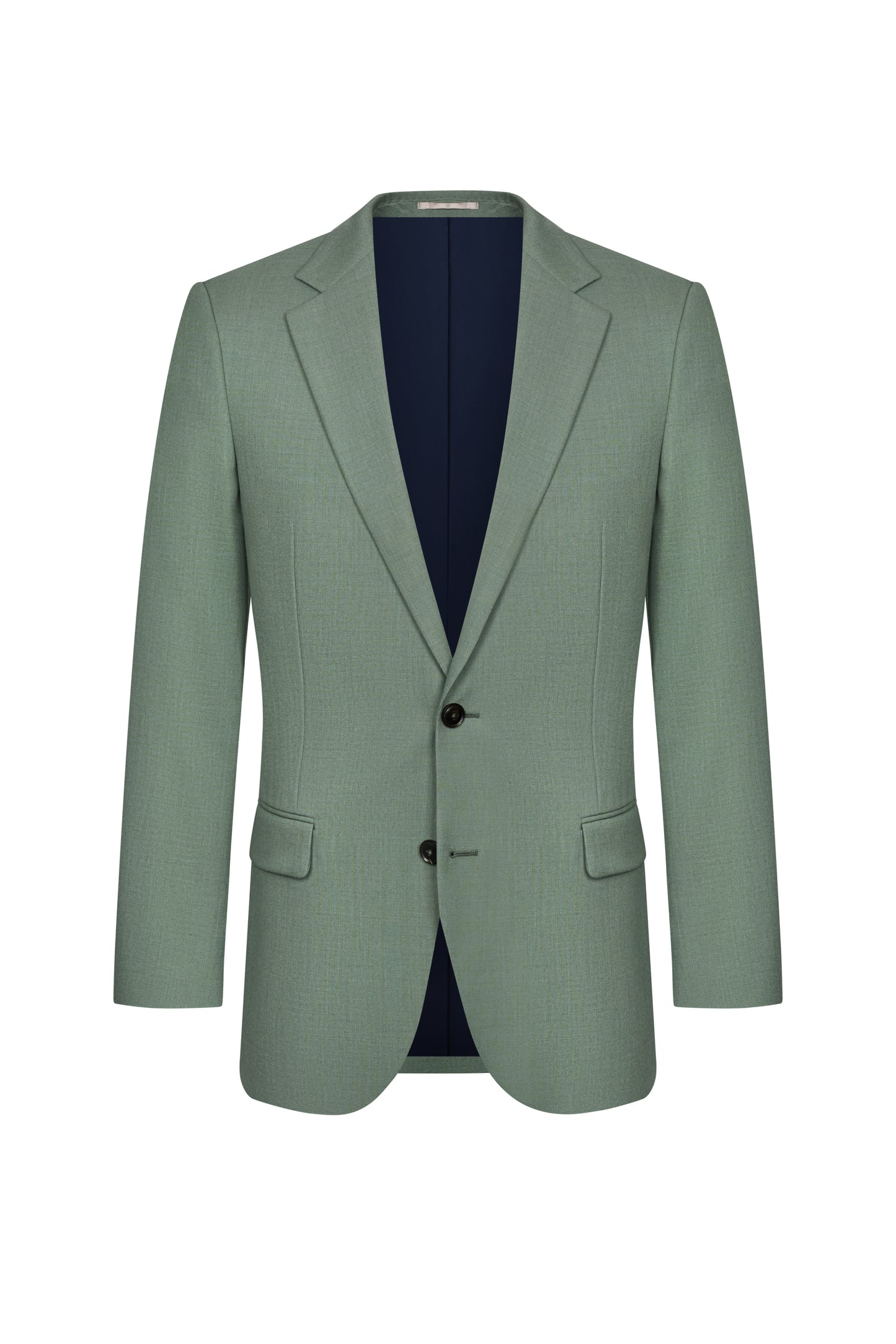 Holland & Sherry Sage Green Hopsack Custom Suit