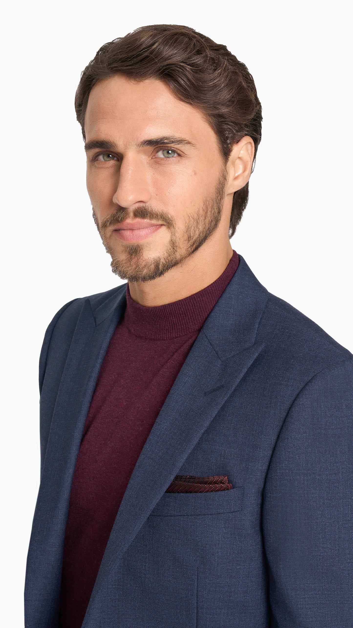 Navy Blue Plain Weave Jacket