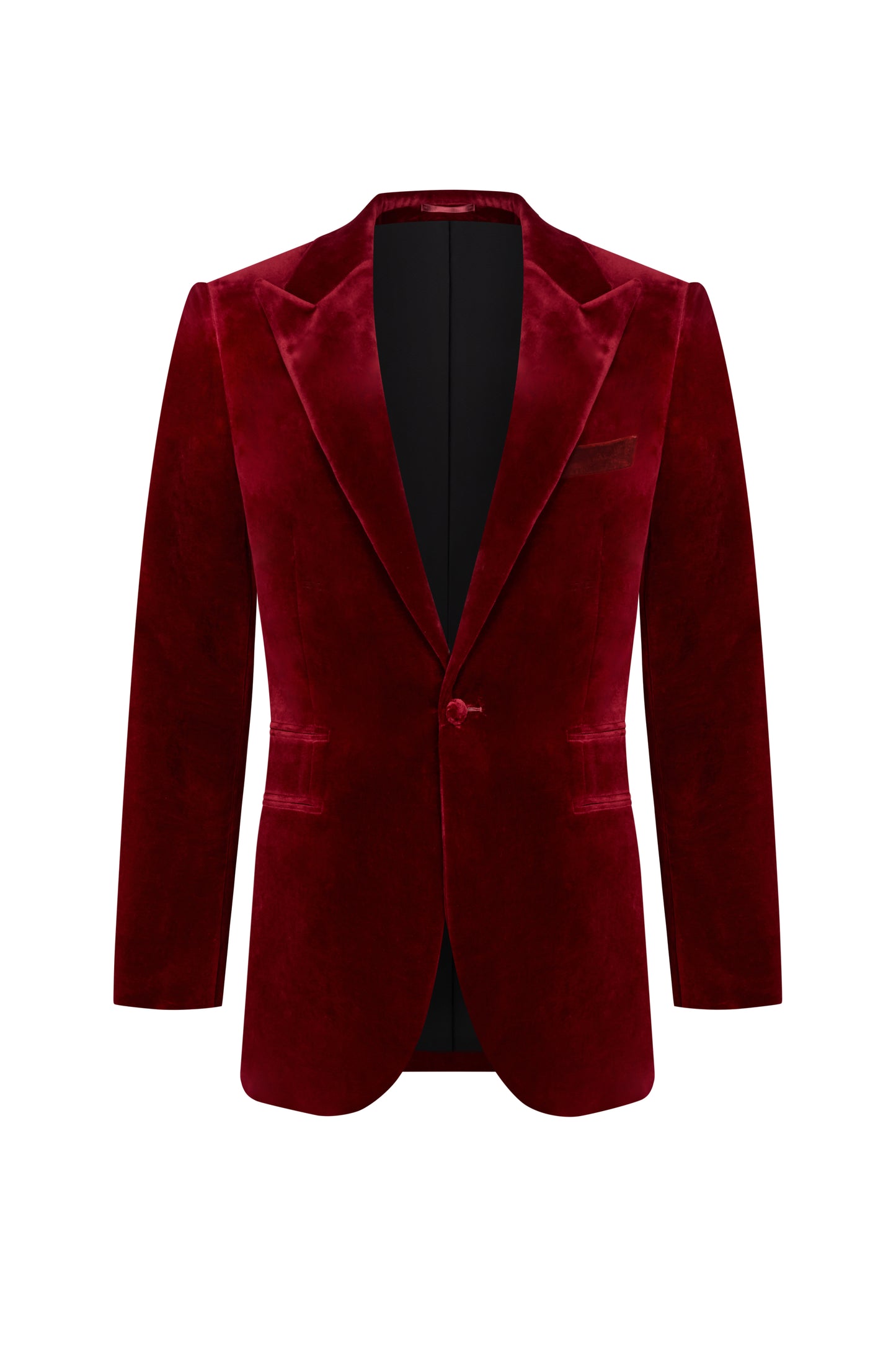 Scabal Cherry Velvet Custom Tuxedo Jacket