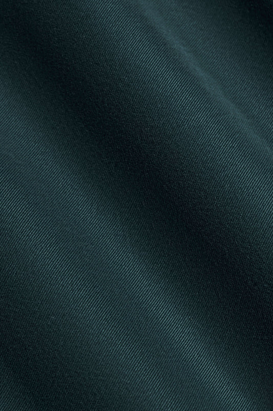 Tessuti di Sondrio Green Brushed Cotton Chino