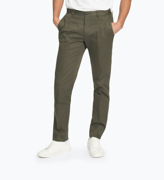 Dark Olive Twill Custom Chino