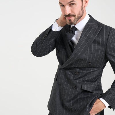 Pinstripe Double Breasted Suits