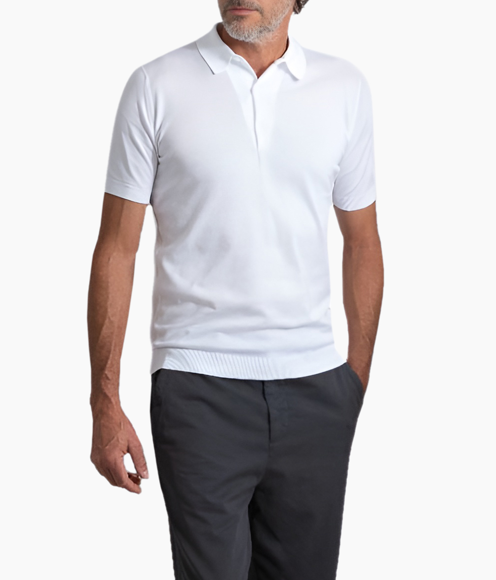 Adrian White Polo Shirt